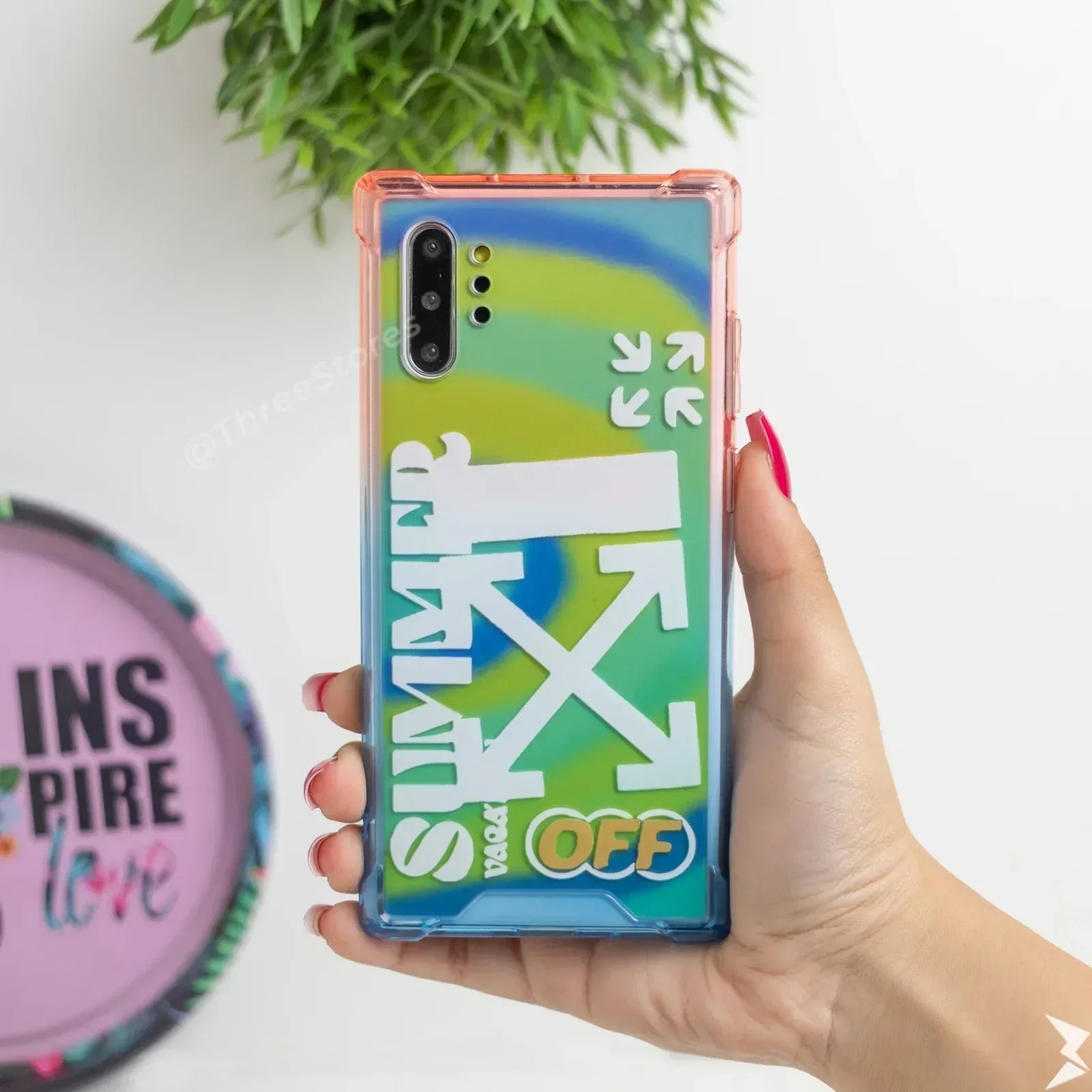 Q Series Pinacolada Case Samsung Note 10 Plus - Three
