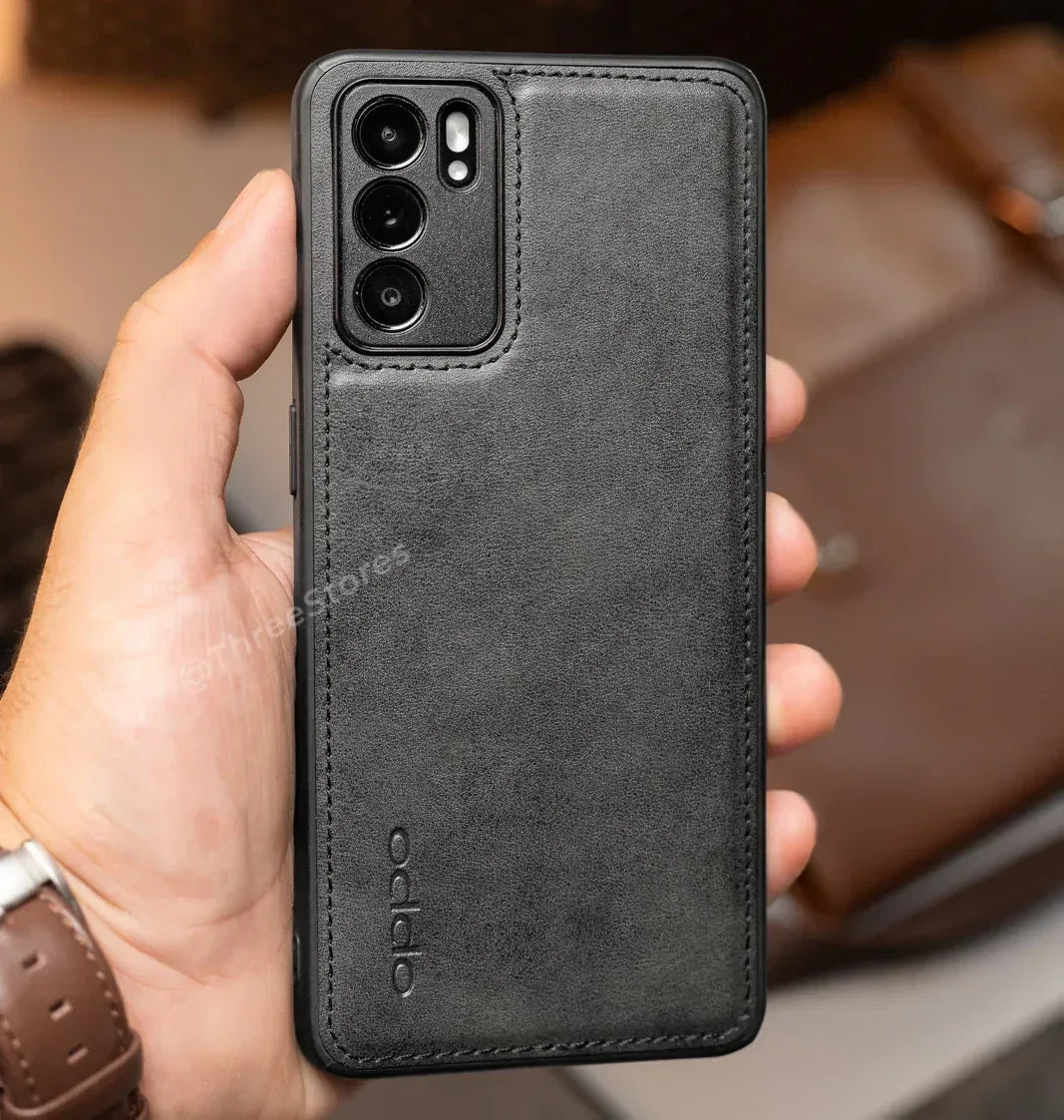 Cradle Leather Case Oppo Reno 6 5g - Three