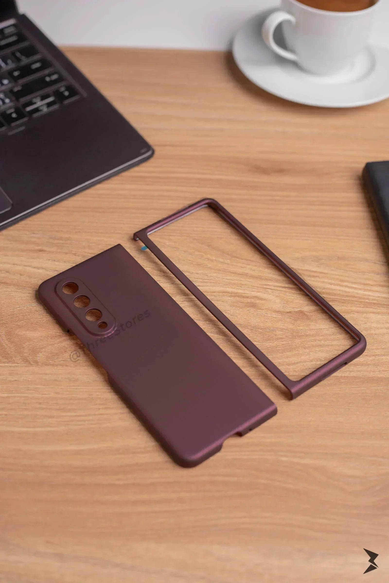 Fashion Shell Suit Case Samsung Z Fold 3 - Three