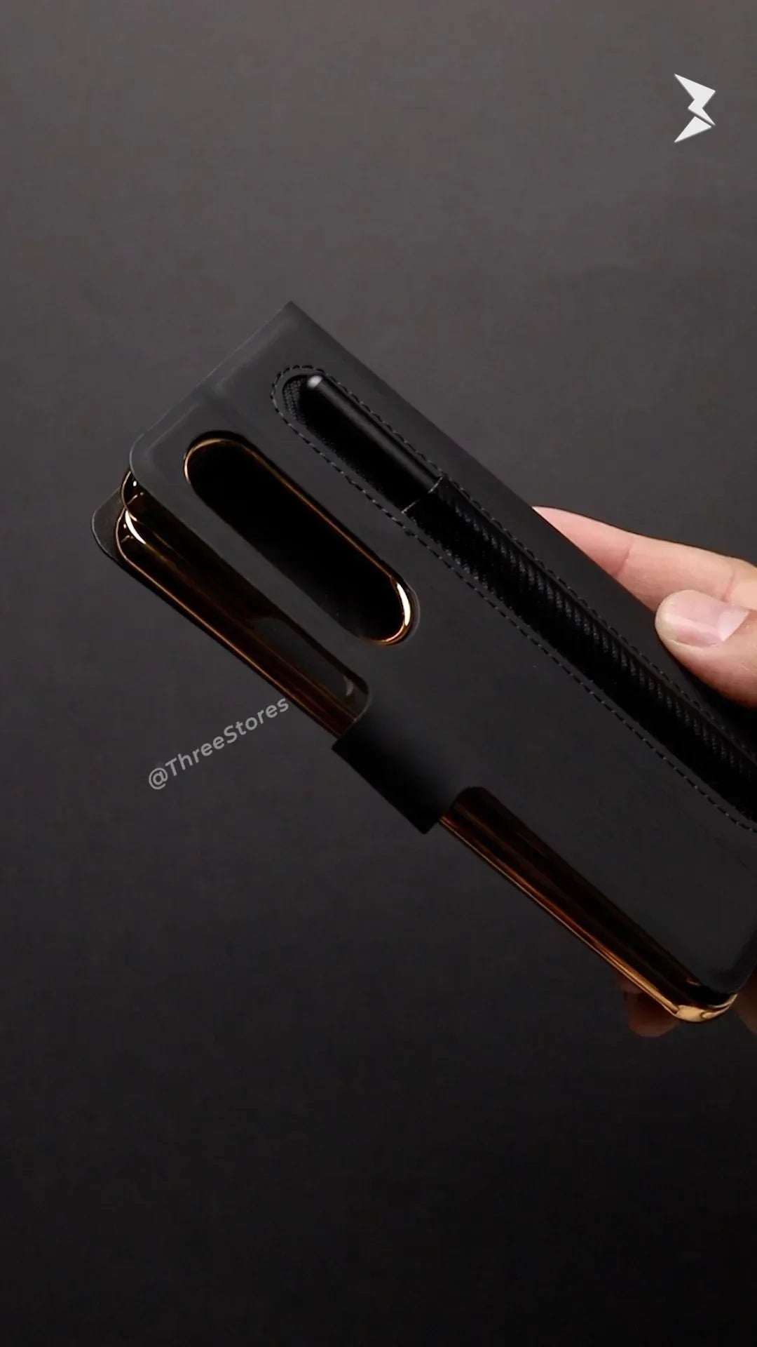 Velvet 4 in 1 Flip Leather Case Samsung Z Fold 4 - Three