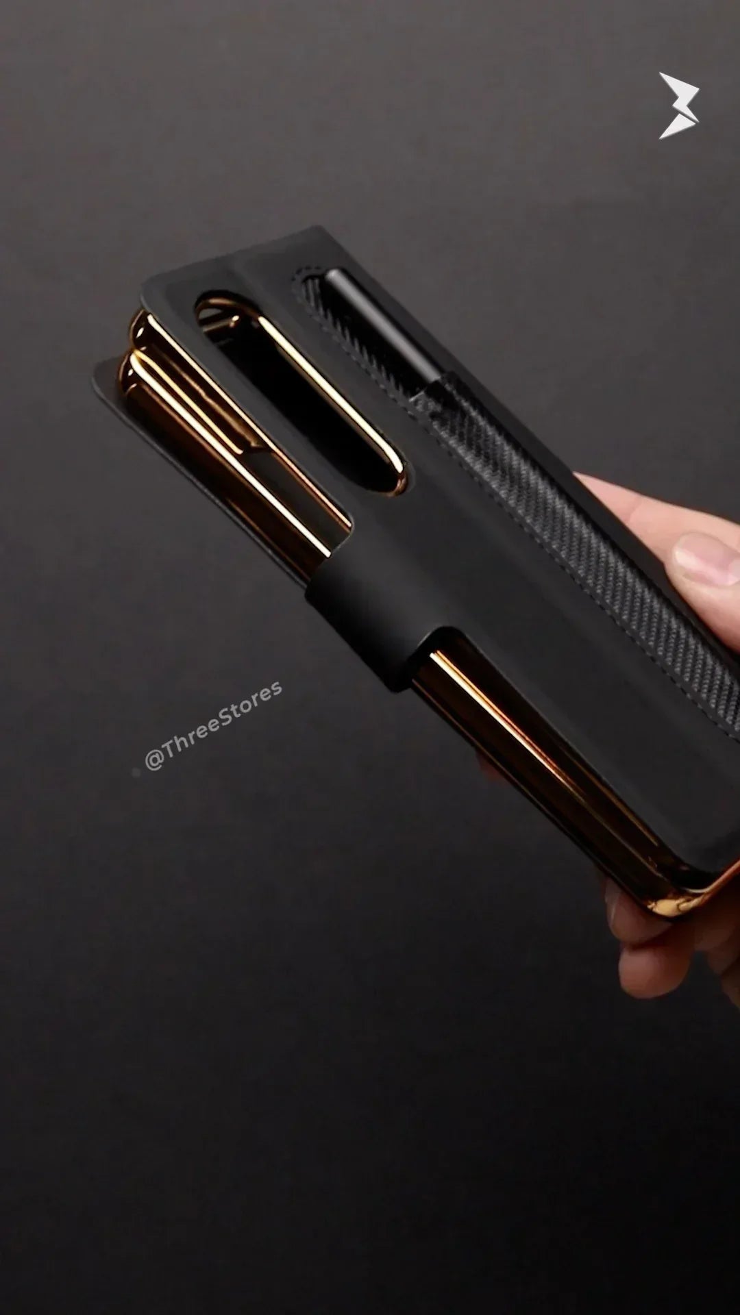 Velvet 4 in 1 Flip Leather Case Samsung Z Fold 4 - Three