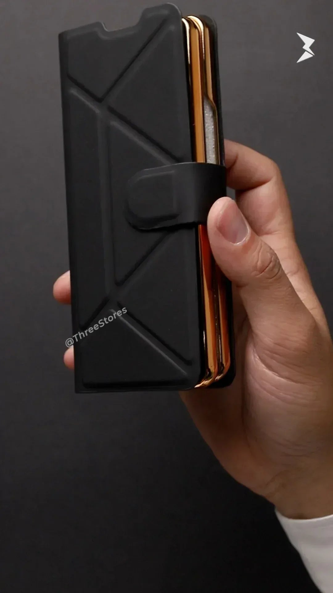 Velvet 4 in 1 Flip Leather Case Samsung Z Fold 4 - Three