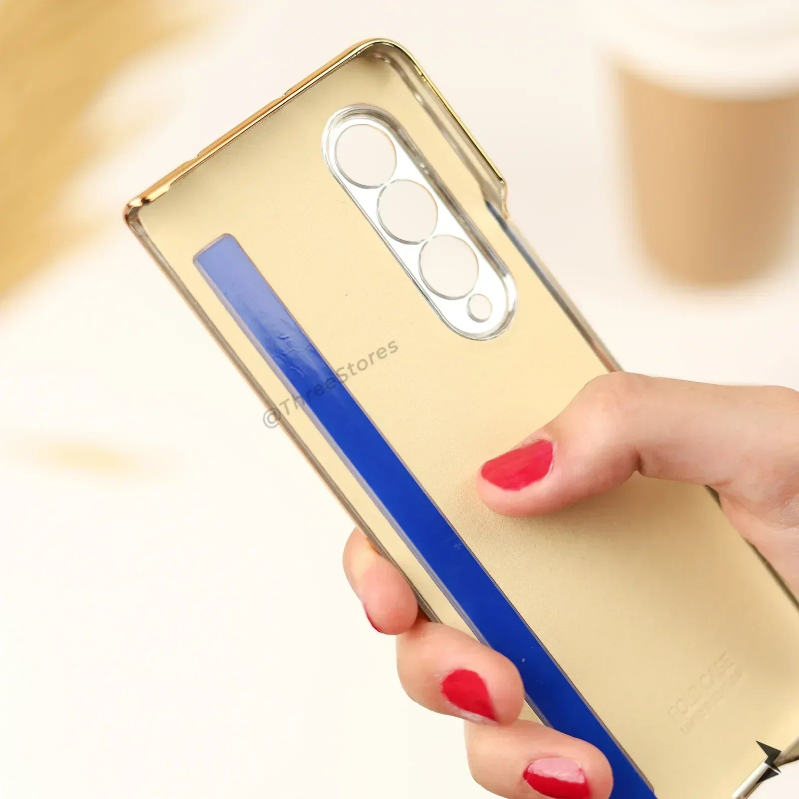 Porcelain Skin 360° Protection Case Samsung Z Fold 3 - Three