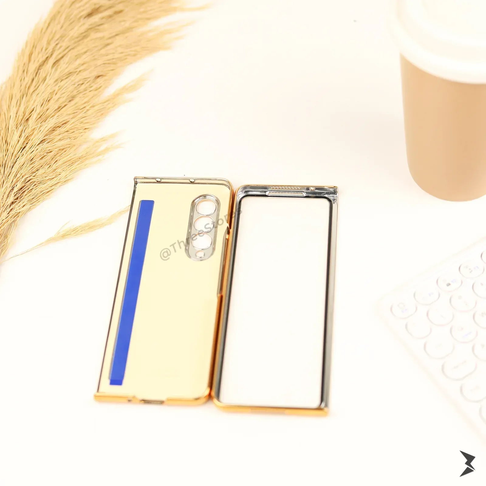 Porcelain Skin 360° Protection Case Samsung Z Fold 3 - Three