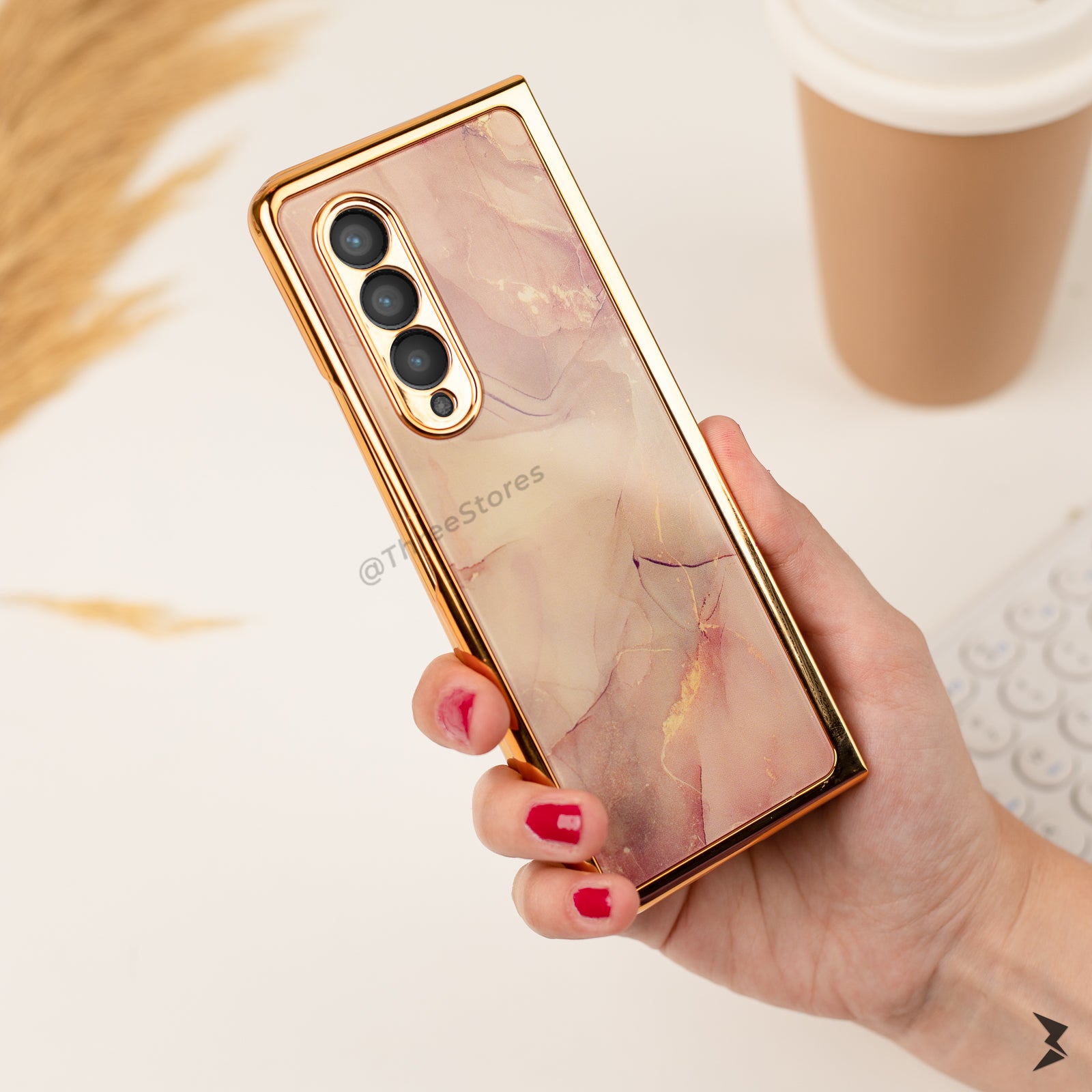 Porcelain Skin 360° Protection Case Samsung Z Fold 3