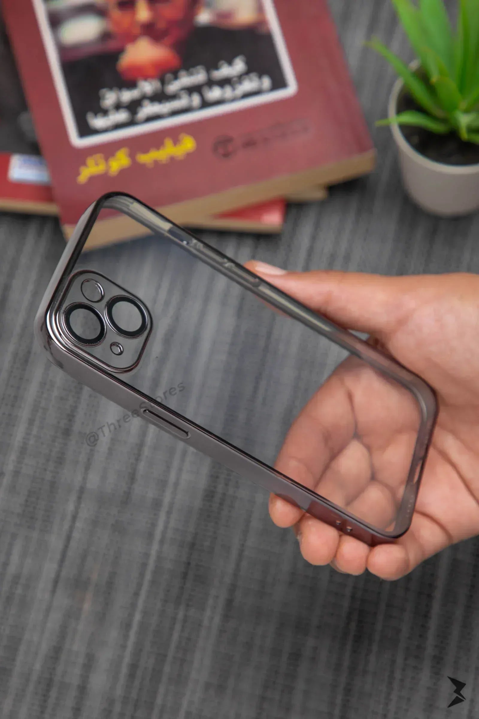 QY Glossy frame Camera Protective Case iPhone 13 - Three