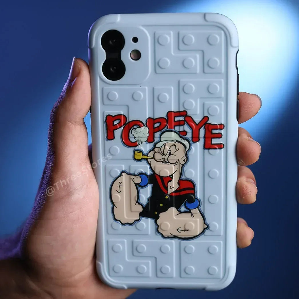 Lanex Popeye Silicone Case iPhone 11 - Three