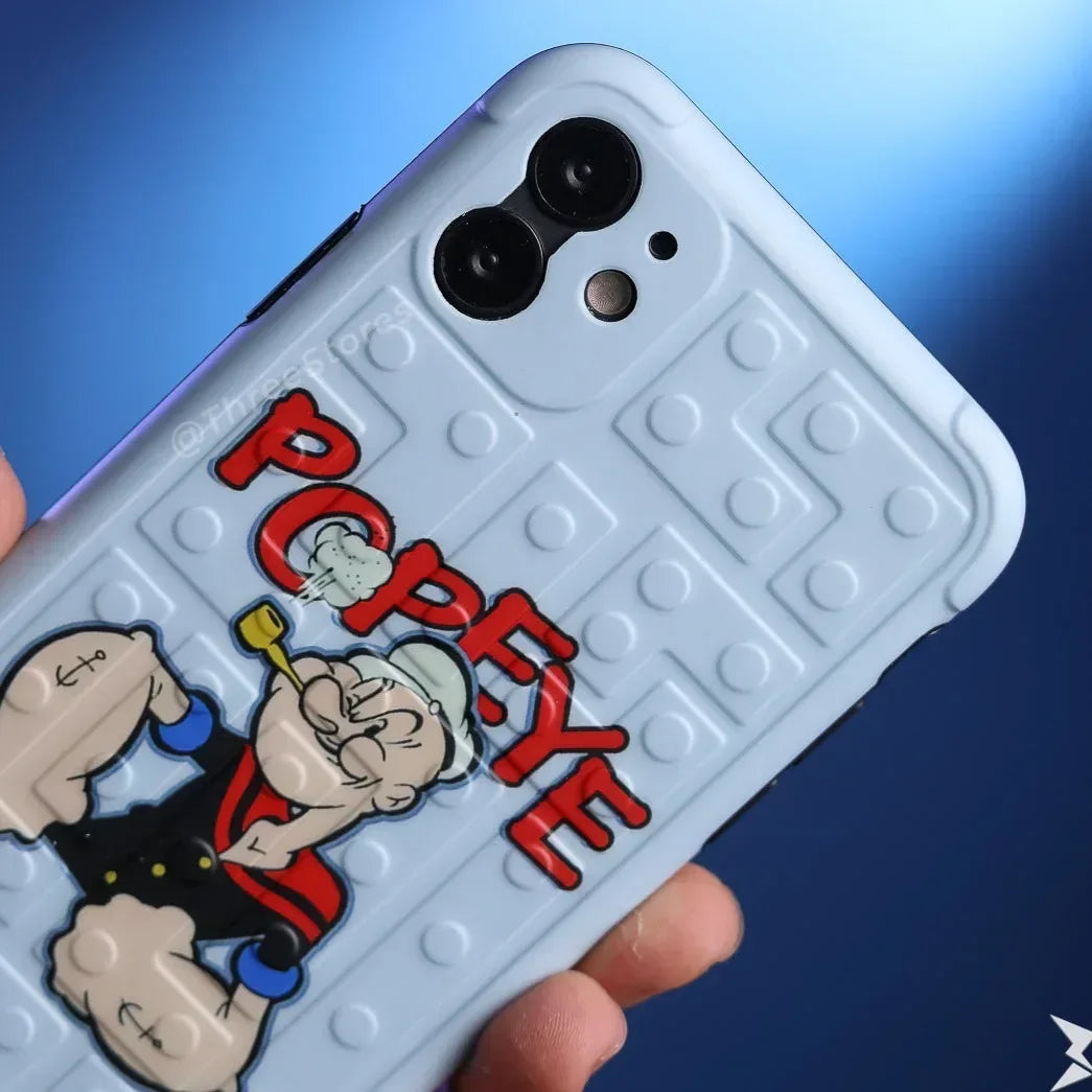 Lanex Popeye Silicone Case iPhone 11 - Three