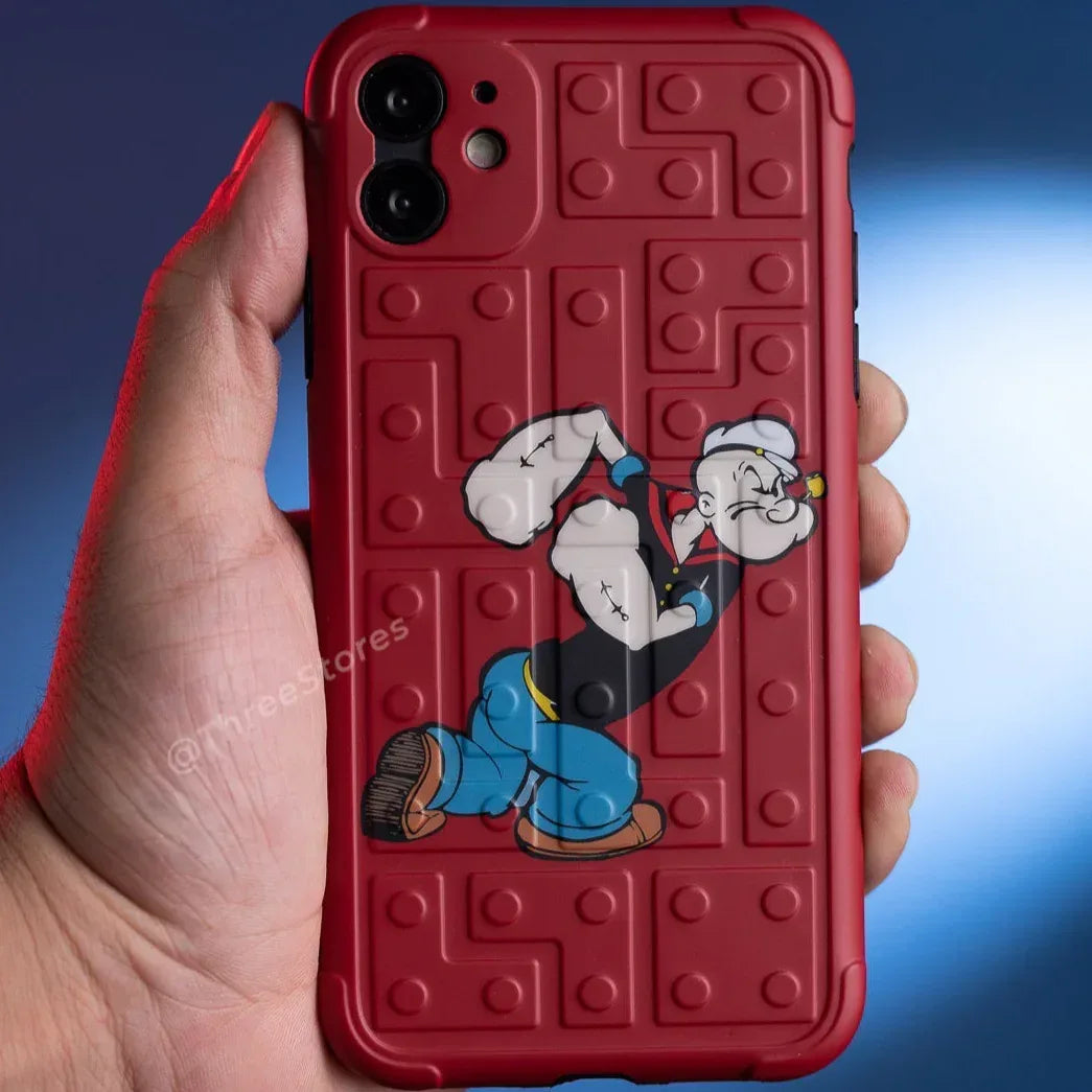 Lanex Popeye Silicone Case iPhone 11 - Three