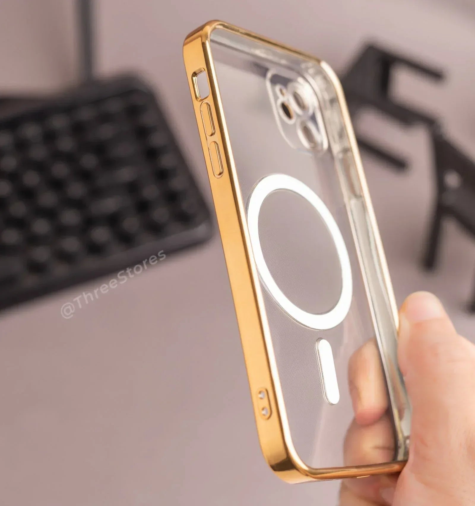 Glossy Magsafe Camera Protection Case iPhone 11 Pro Max - Three