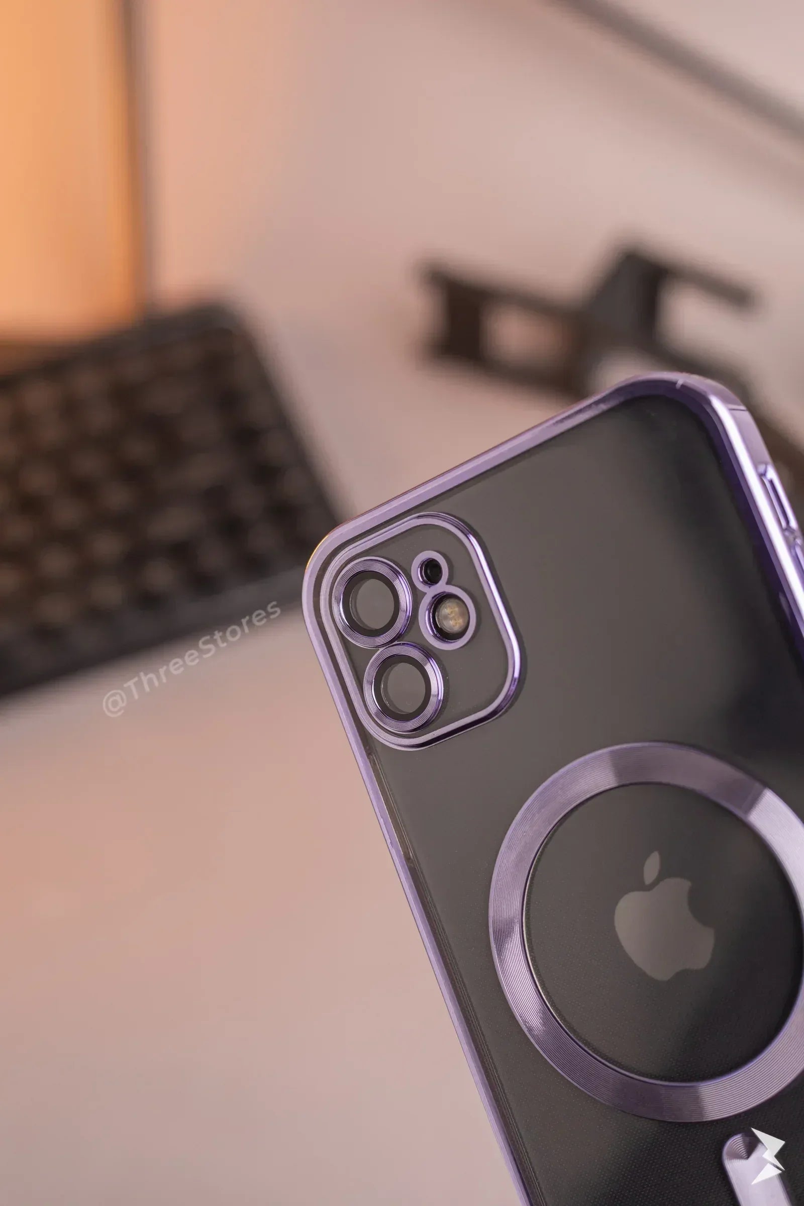 Glossy Magsafe Camera Protection Case iPhone 12 - Three