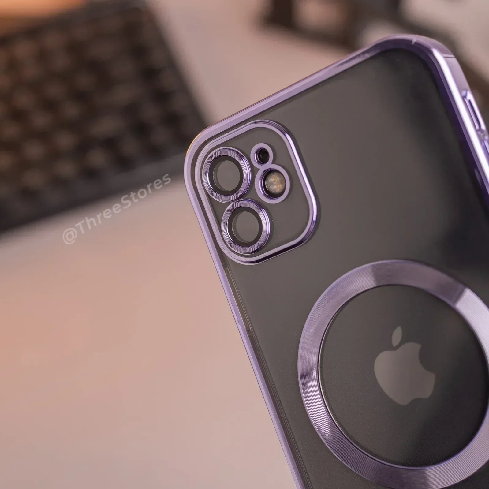 Glossy Magsafe Camera Protection Case iPhone 12 - Three