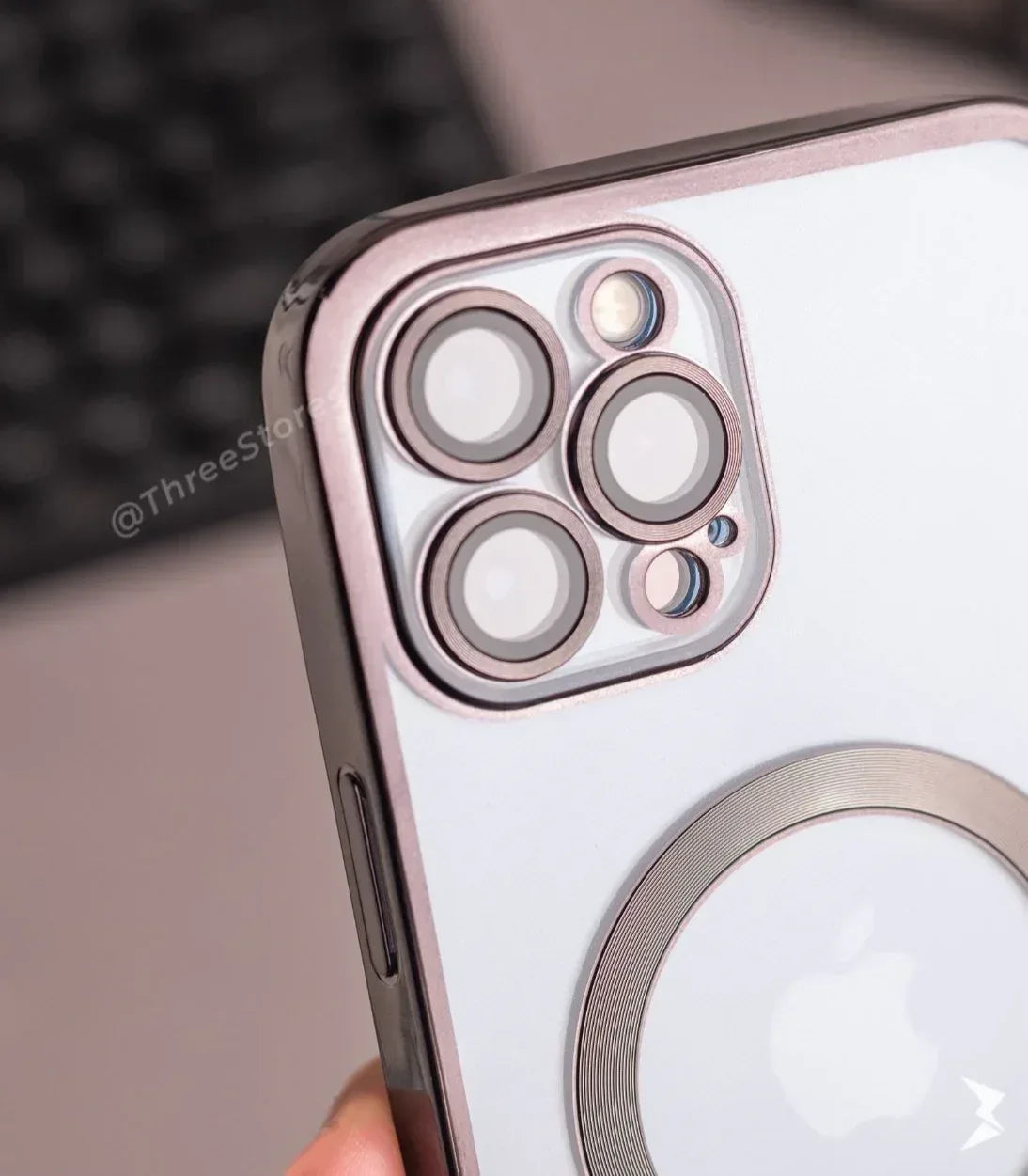 Glossy Magsafe Camera Protection Case iPhone 13 Pro Max - Three