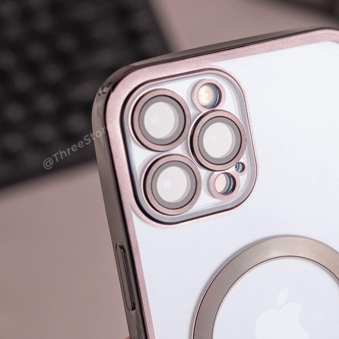Glossy Magsafe Camera Protection Case iPhone 15 Pro
