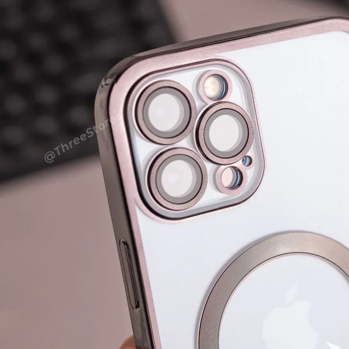 Glossy Magsafe Camera Protection Case iPhone 14 Pro Max - Three