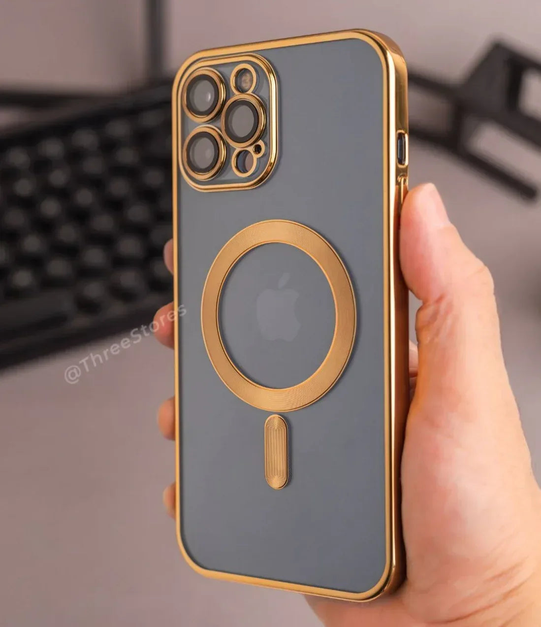 Glossy Magsafe Camera Protection Case iPhone 13 Pro Max - Three