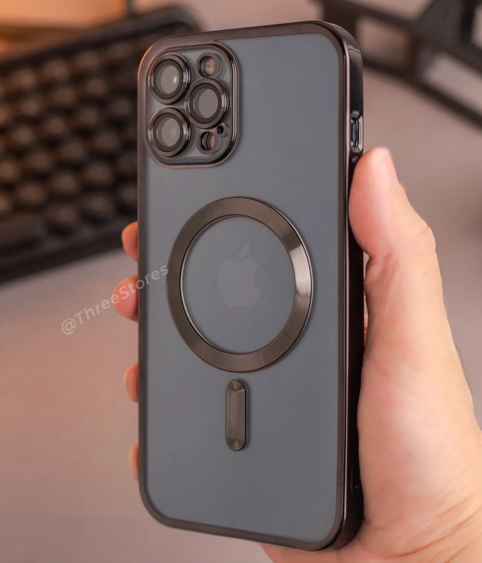 Glossy Magsafe Camera Protection Case iPhone 11 Pro Max - Three