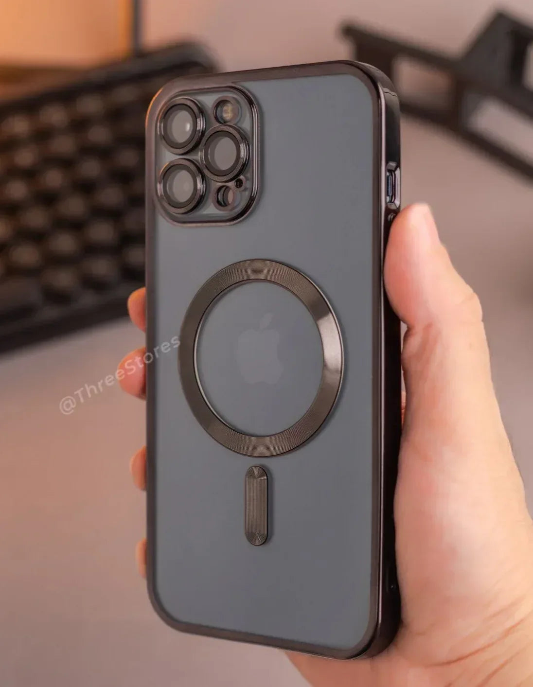 Glossy Magsafe Camera Protection Case iPhone 13 Pro Max - Three