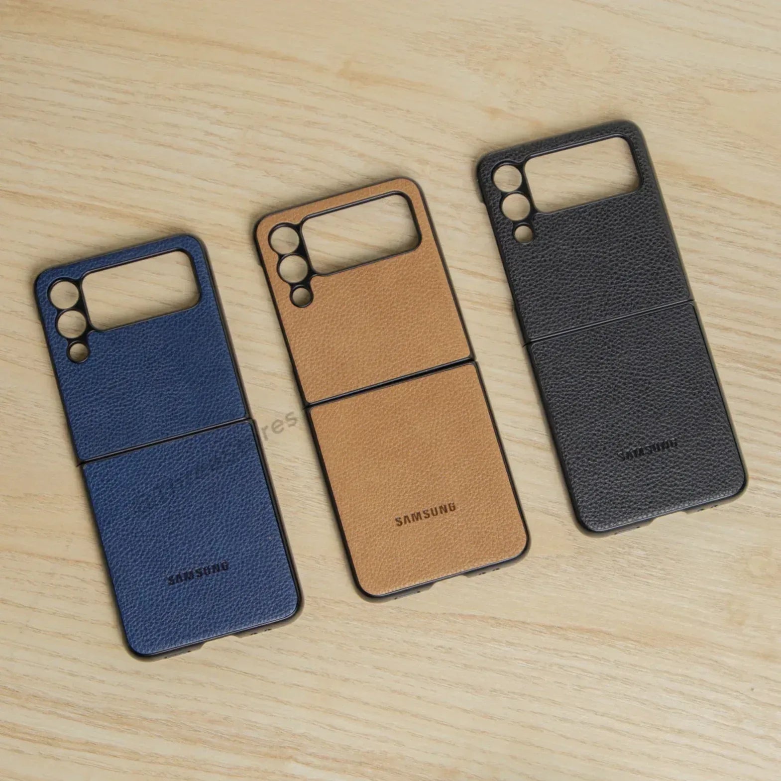 Basic Leather Case Samsung Z Flip 3 - Three