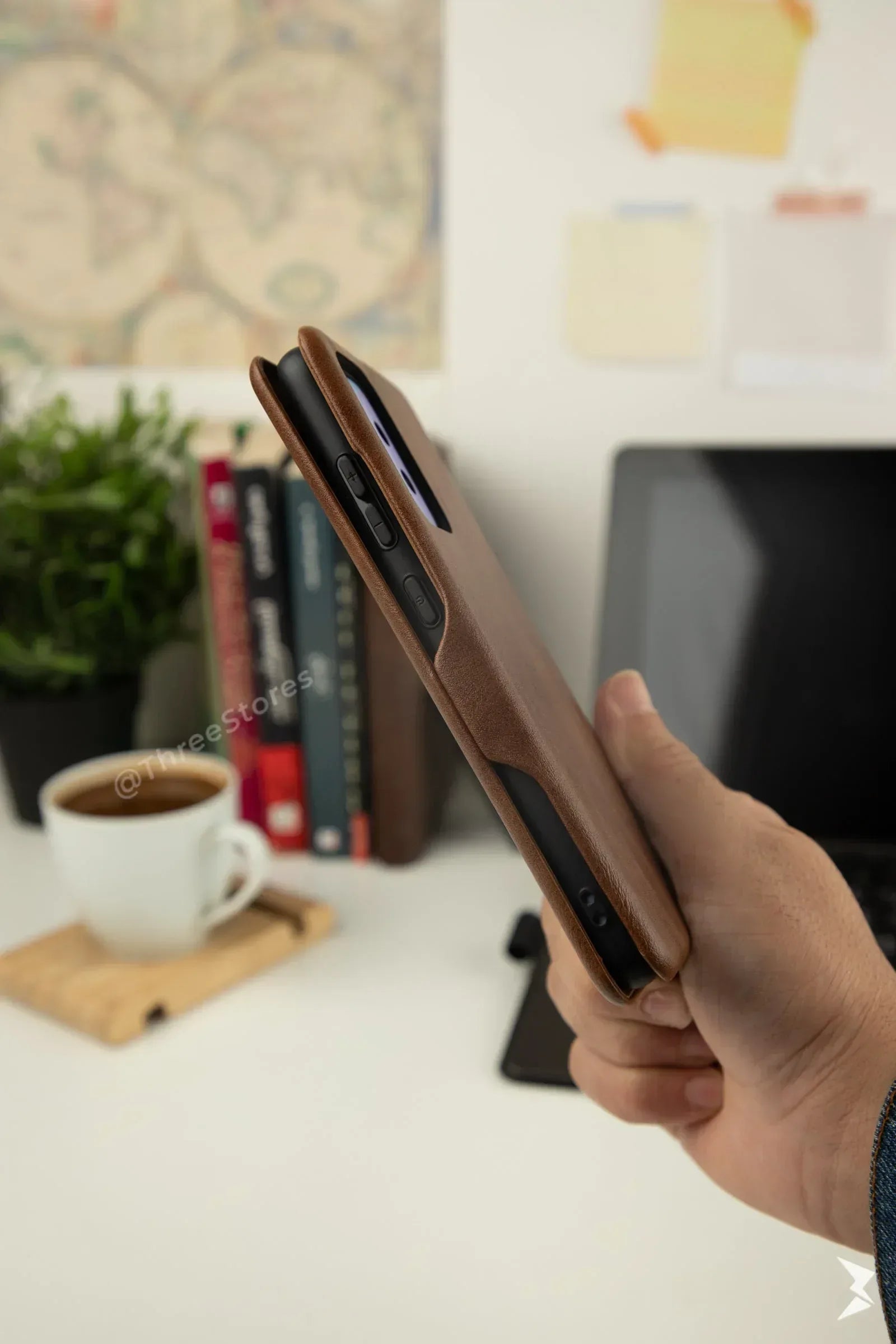 HDD Flip Wallet Leather Case Samsung A53 - Three