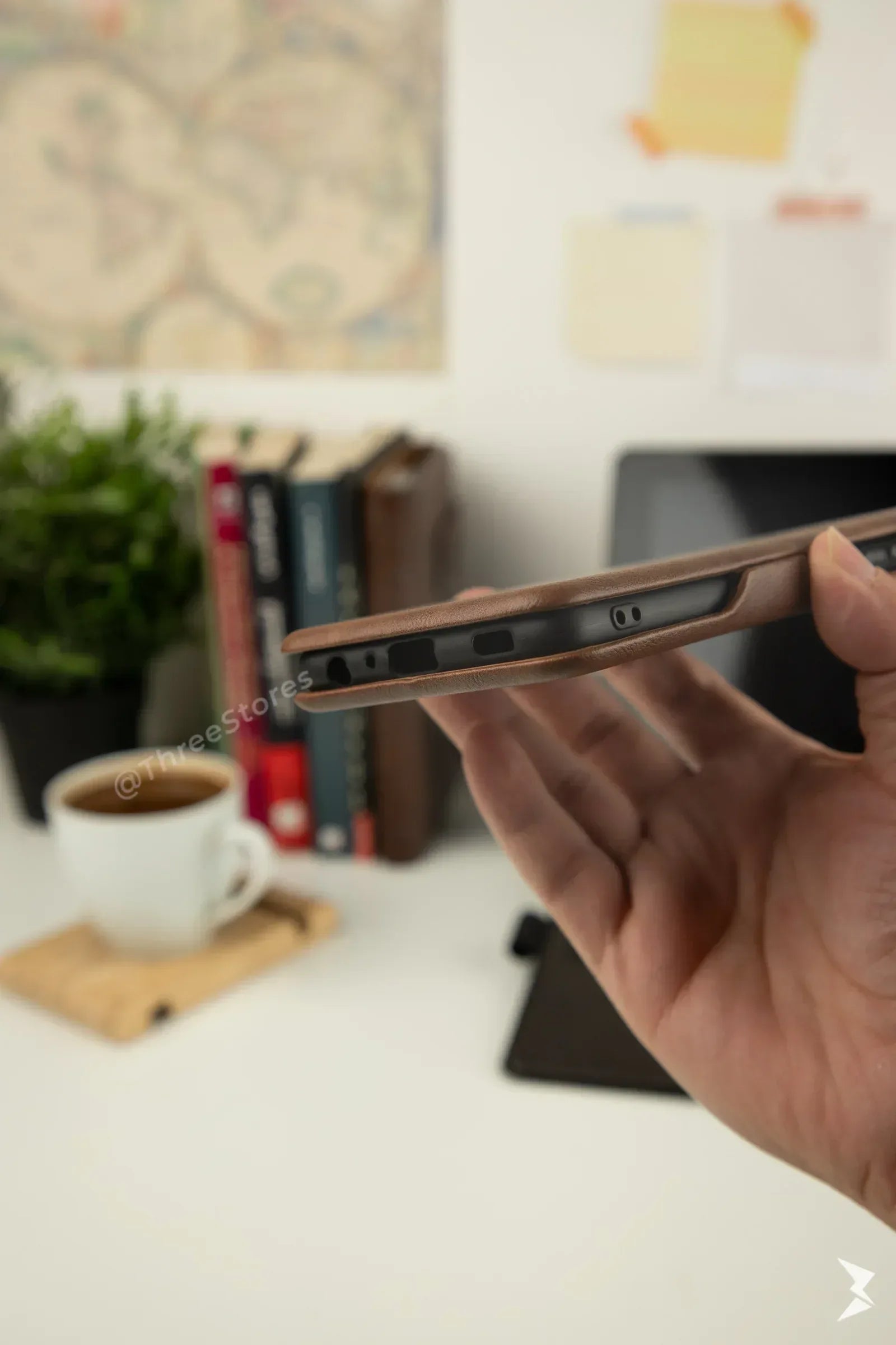 HDD Flip Wallet Leather Case Samsung M52 - Three