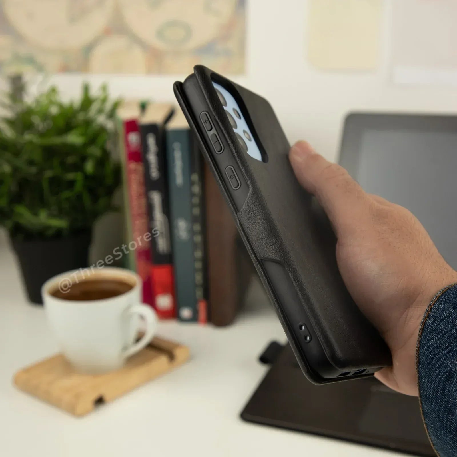 HDD Flip Wallet Leather Case Samsung A33 - Three