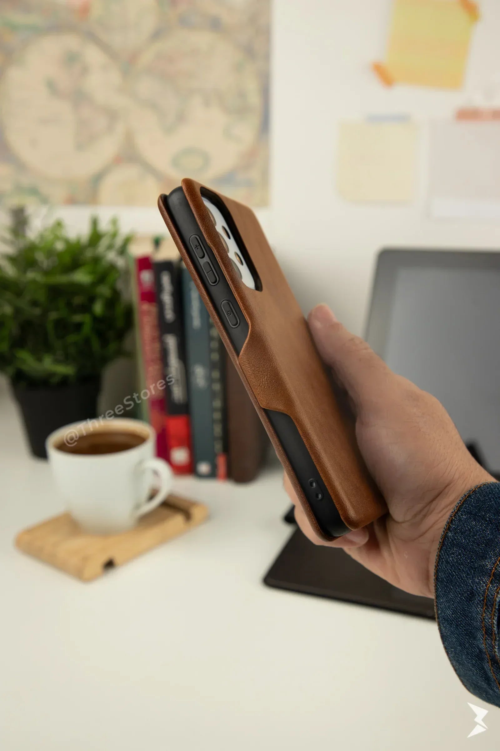 HDD Flip Wallet Leather Case Samsung A33 - Three