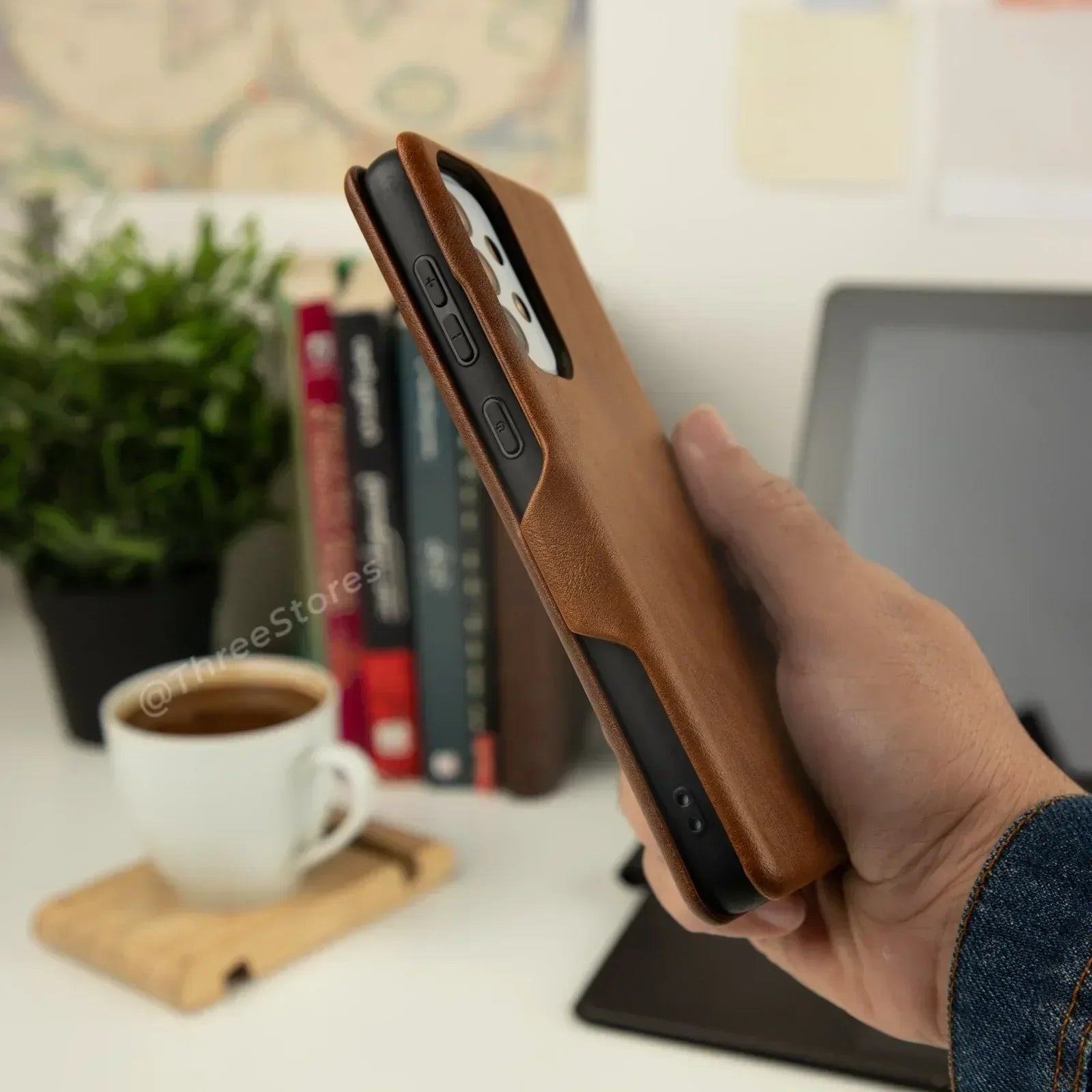 HDD Flip Wallet Leather Case Samsung A33 - Three