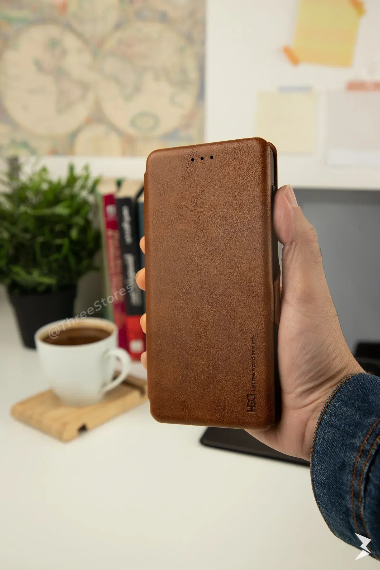 HDD Flip Wallet Leather Case Samsung A33 - Three