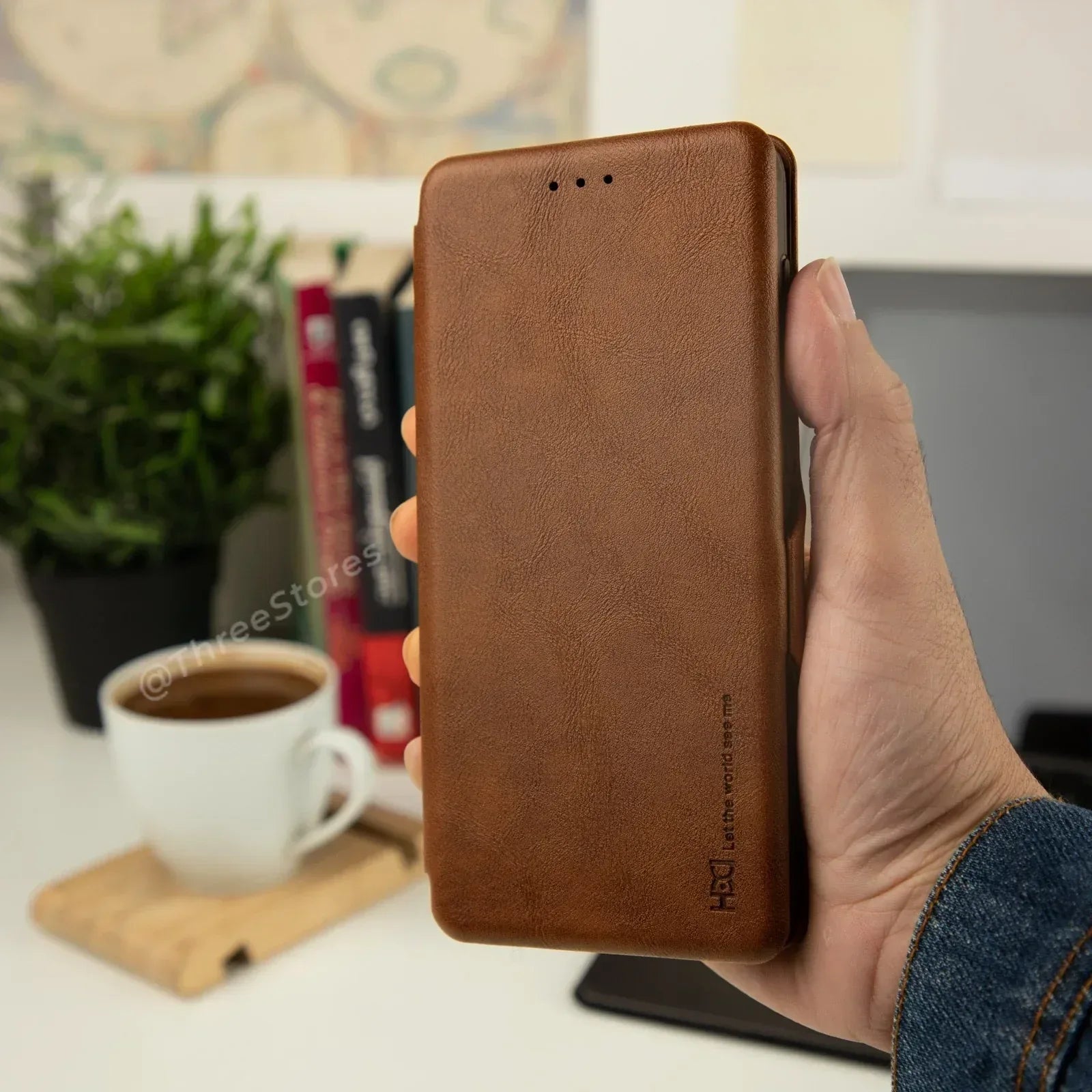 HDD Flip Wallet Leather Case Samsung A33 - Three