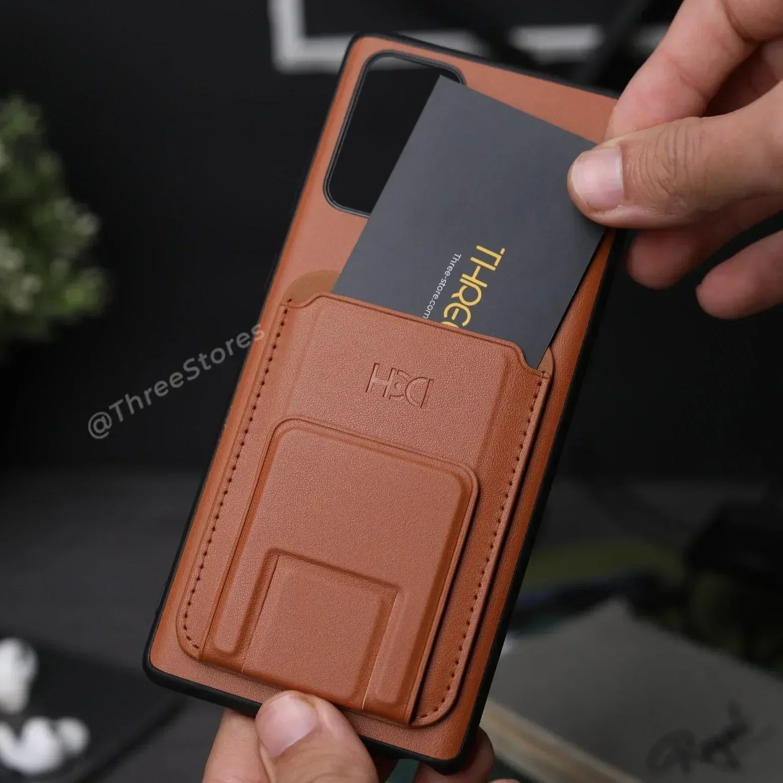 HDD Magnetic Stand Card Leather Case Samsung Note 20 - Three
