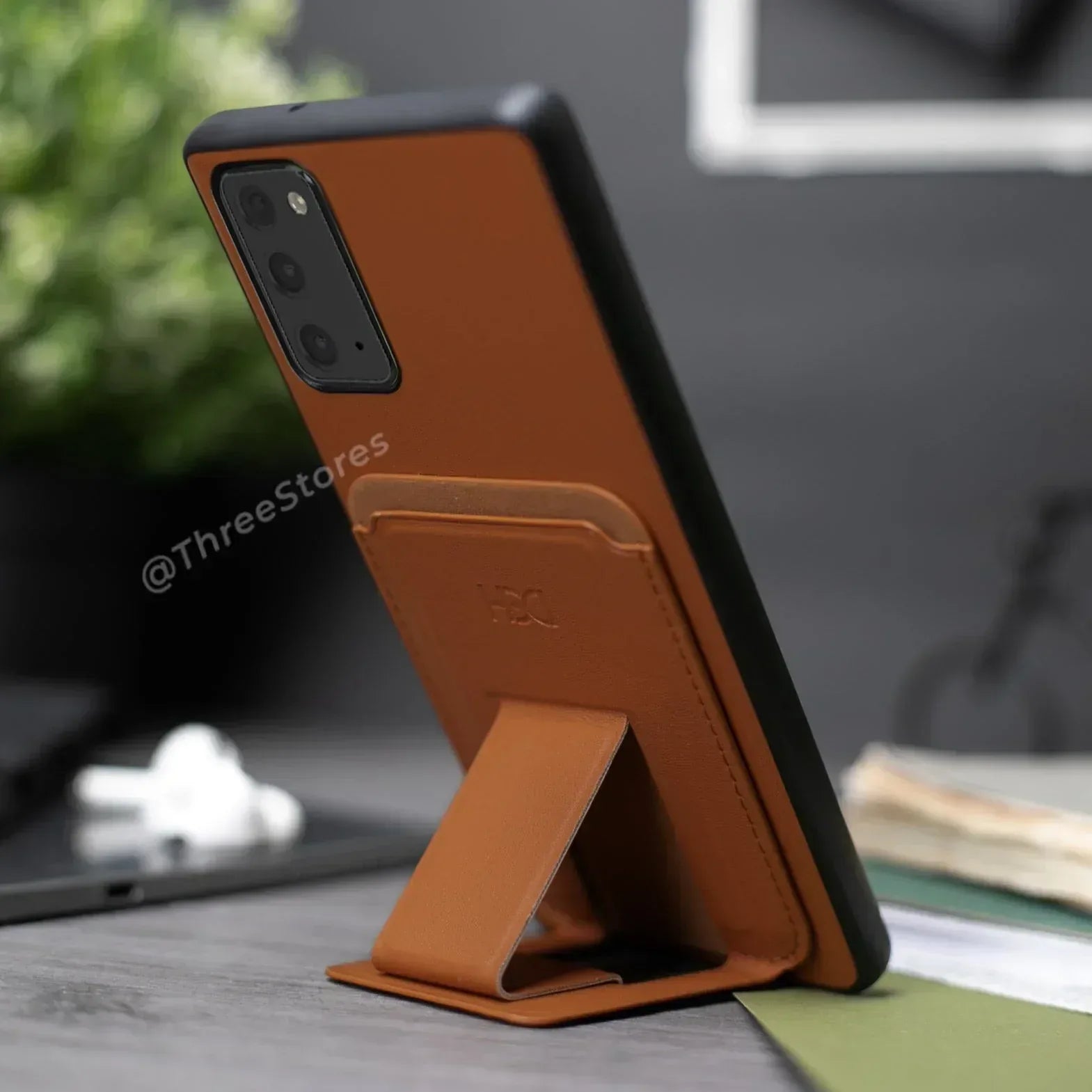 HDD Magnetic Stand Card Leather Case Samsung Note 20 - Three