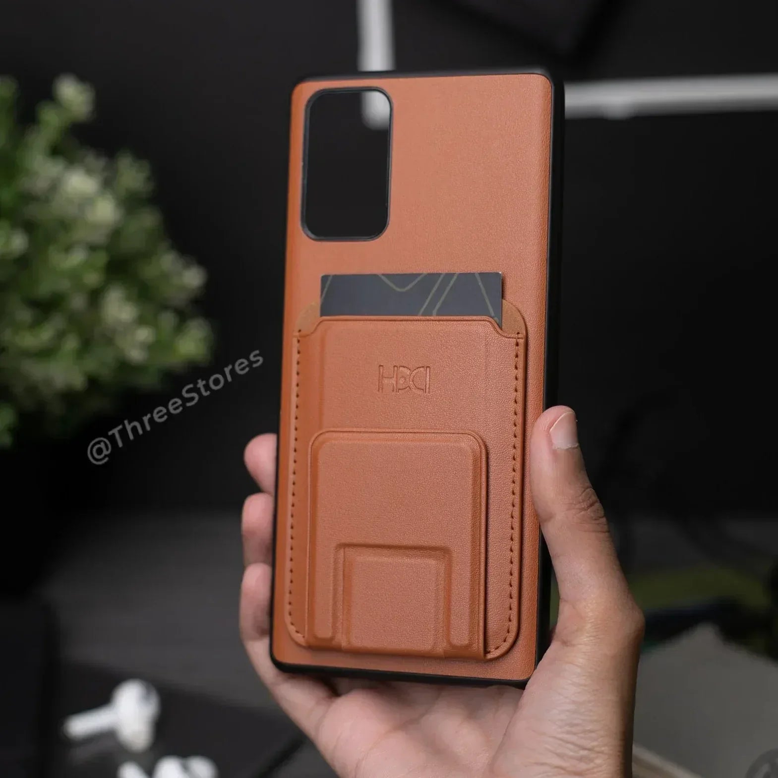 HDD Magnetic Stand Card Leather Case Samsung Note 20 - Three
