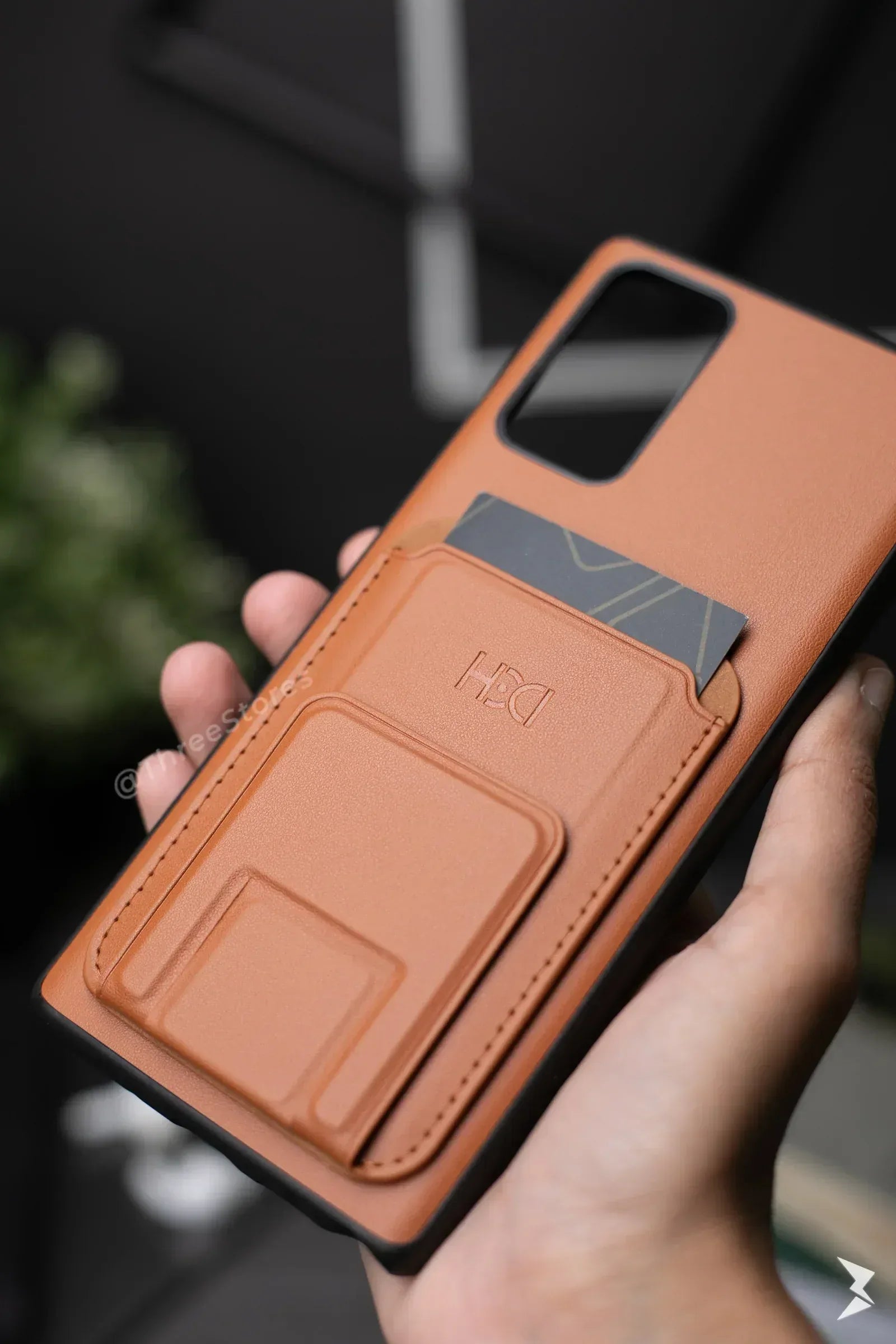 HDD Magnetic Stand Card Leather Case Samsung Note 20 - Three