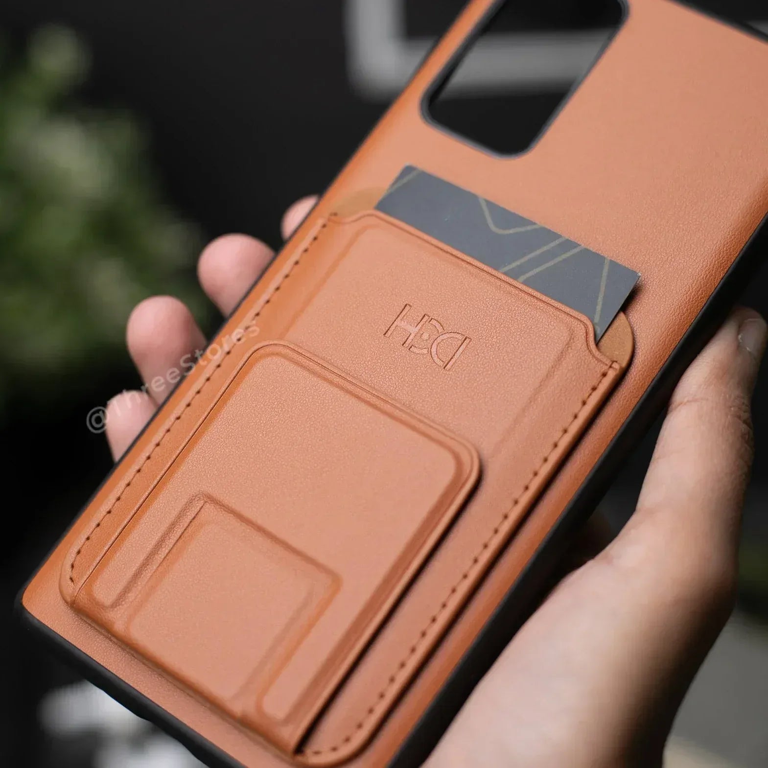 HDD Magnetic Stand Card Leather Case Samsung Note 20 Ultra - Three
