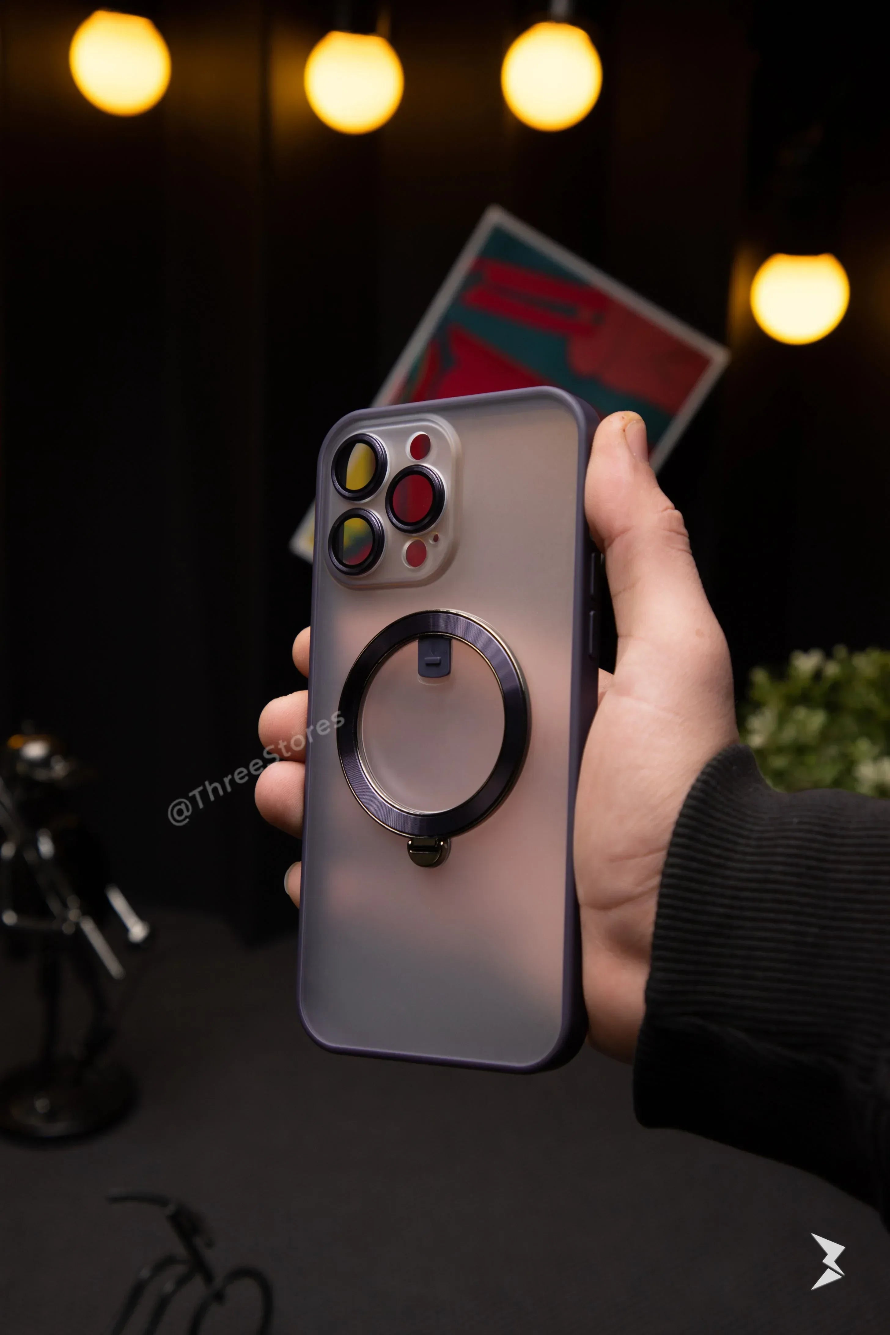 Recci Magnetic Holder Case iPhone 14 Pro Max - Three