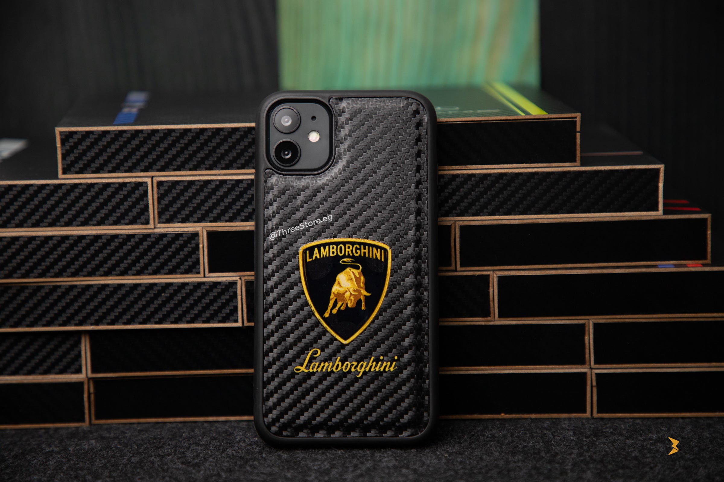 Fiber Carbon Car Brands Case iPhone 11