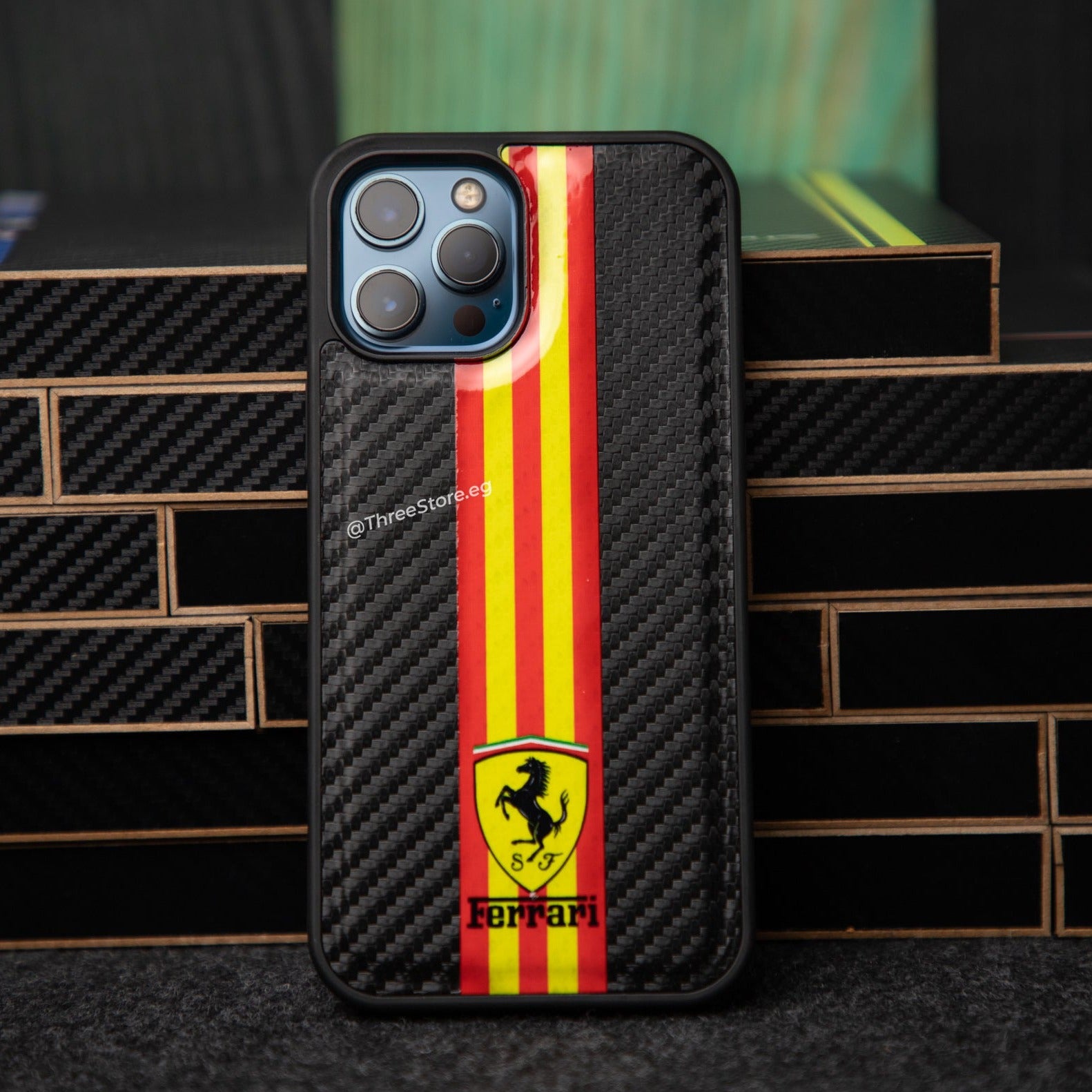 Fiber Carbon Car Brands Case iPhone 13 Pro Max