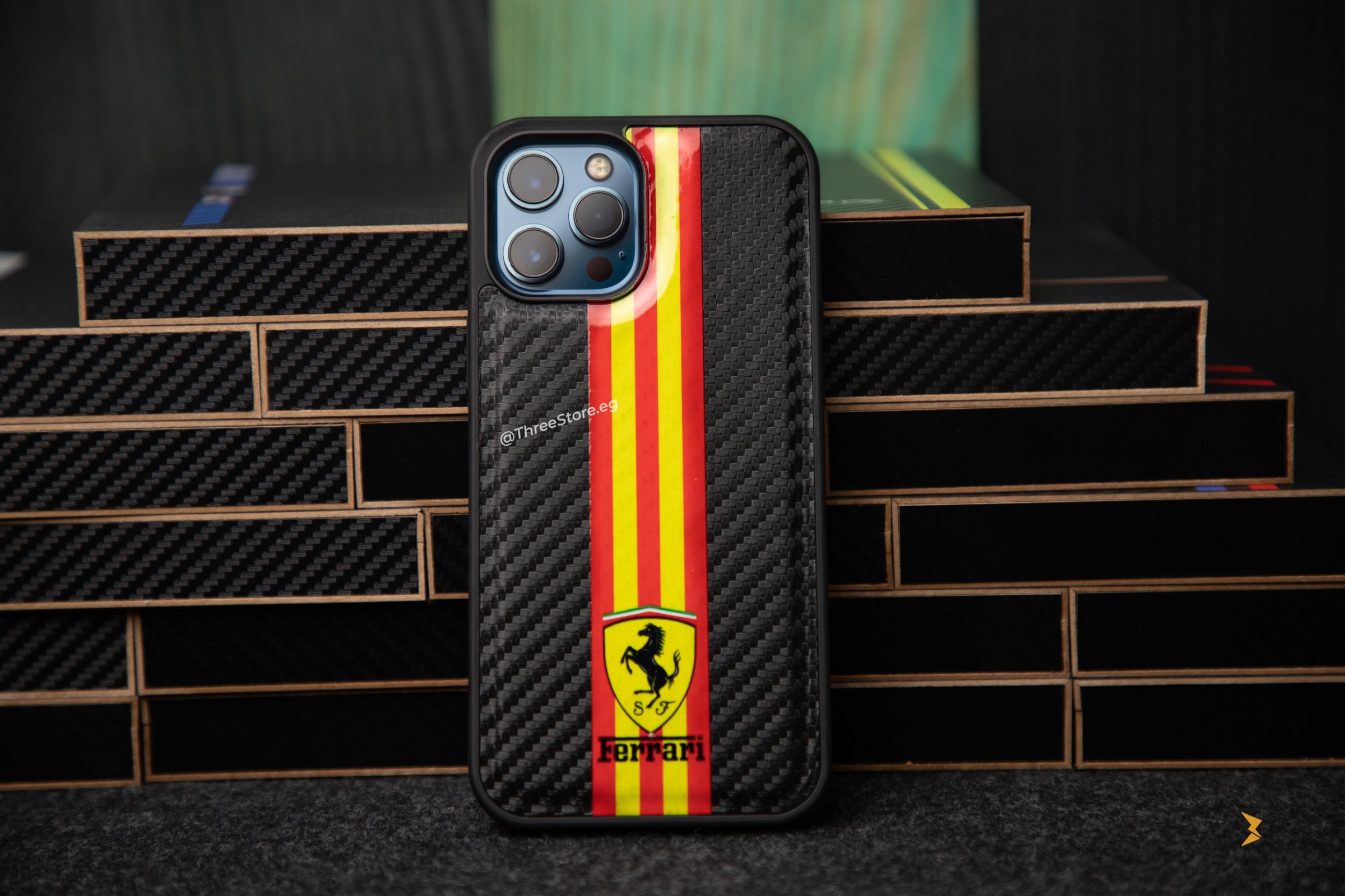 Fiber Carbon Car Brands Case iPhone 14 Pro Max