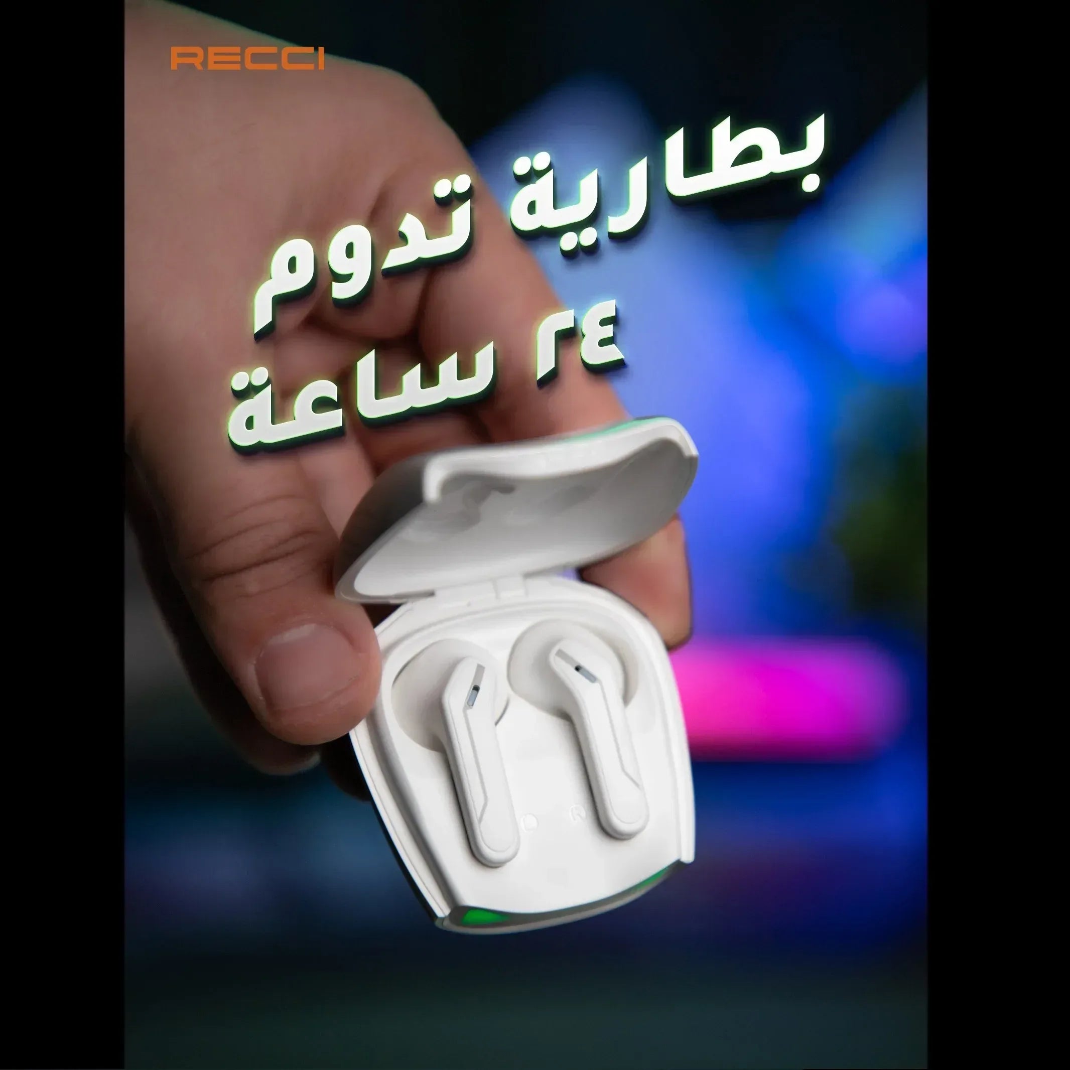 Recci Audio Hornet Wireless Earphone RT12 - Three