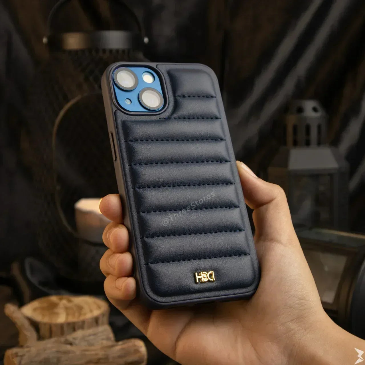 HDD Wave Leather Case iPhone 14 - Three
