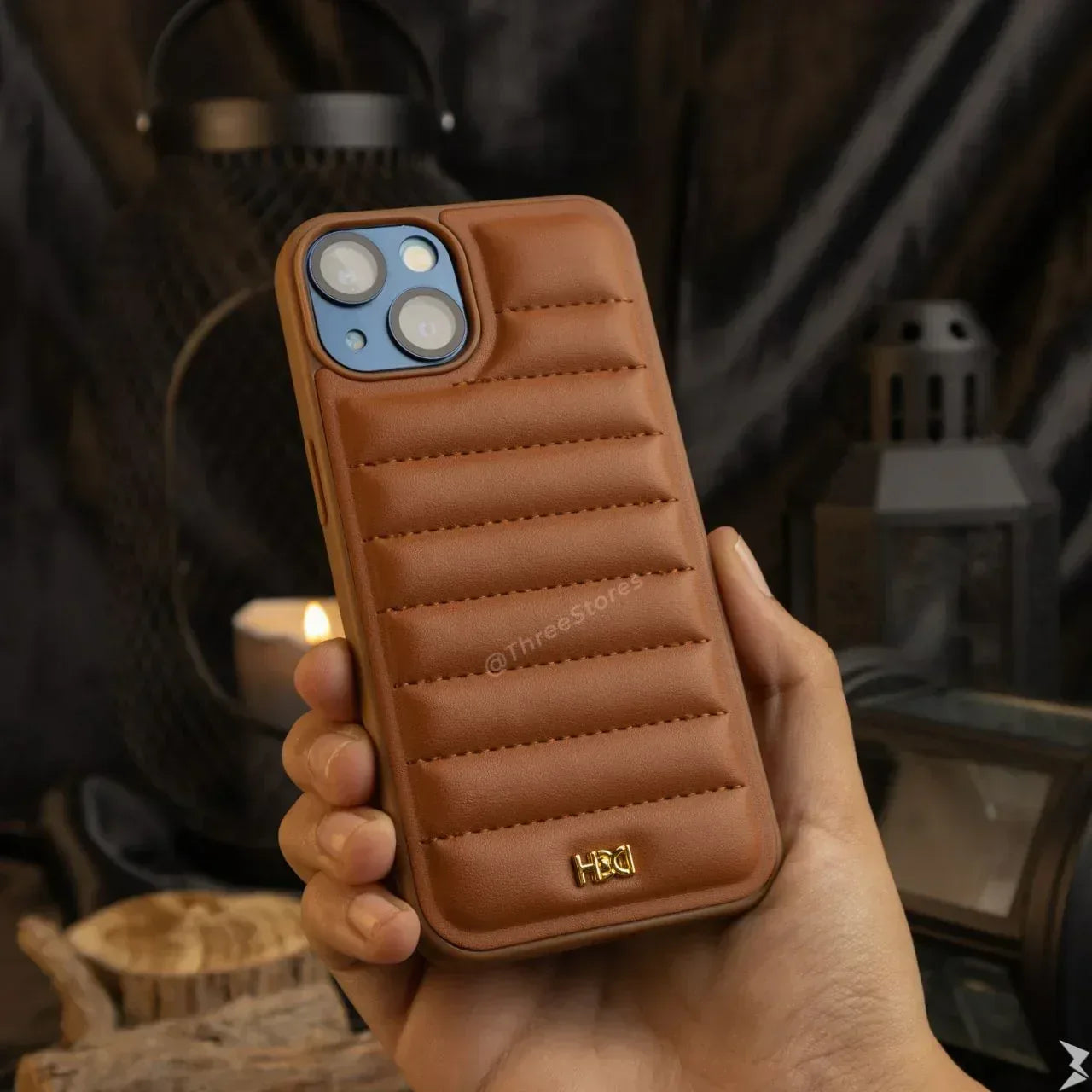 HDD Wave Leather Case iPhone 14 - Three