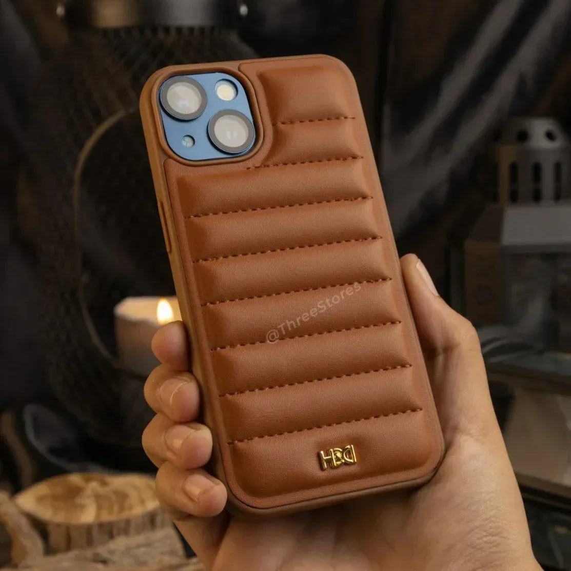 HDD Wave Leather Case iPhone 14 Plus - Three