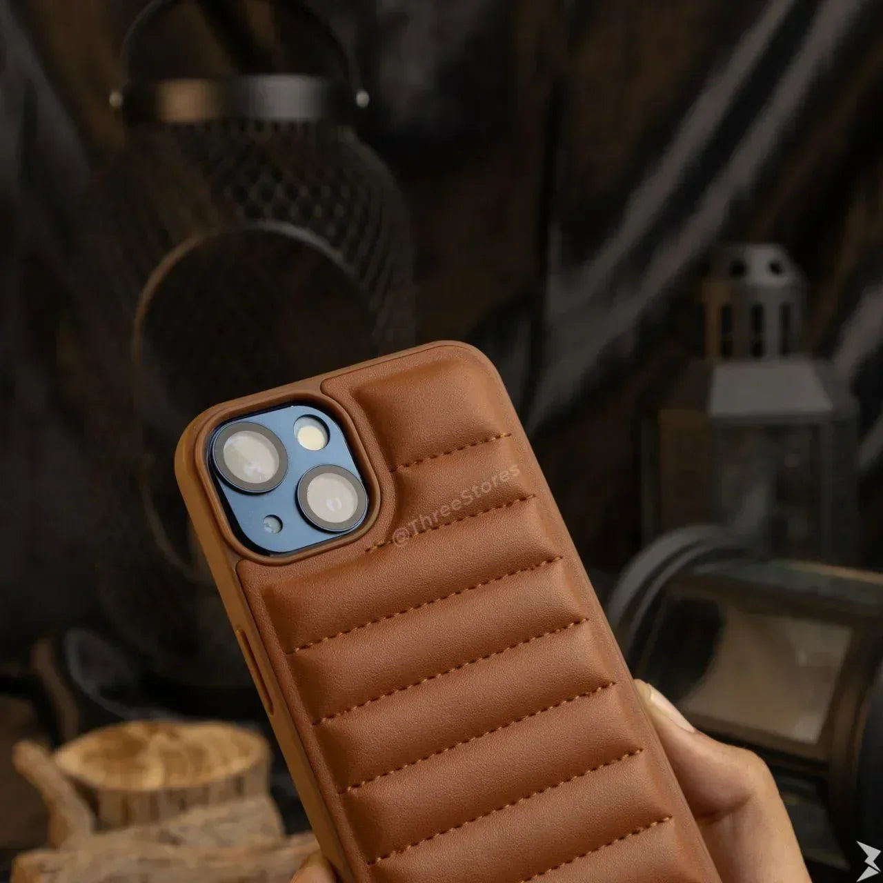 HDD Wave Leather Case iPhone 14 - Three