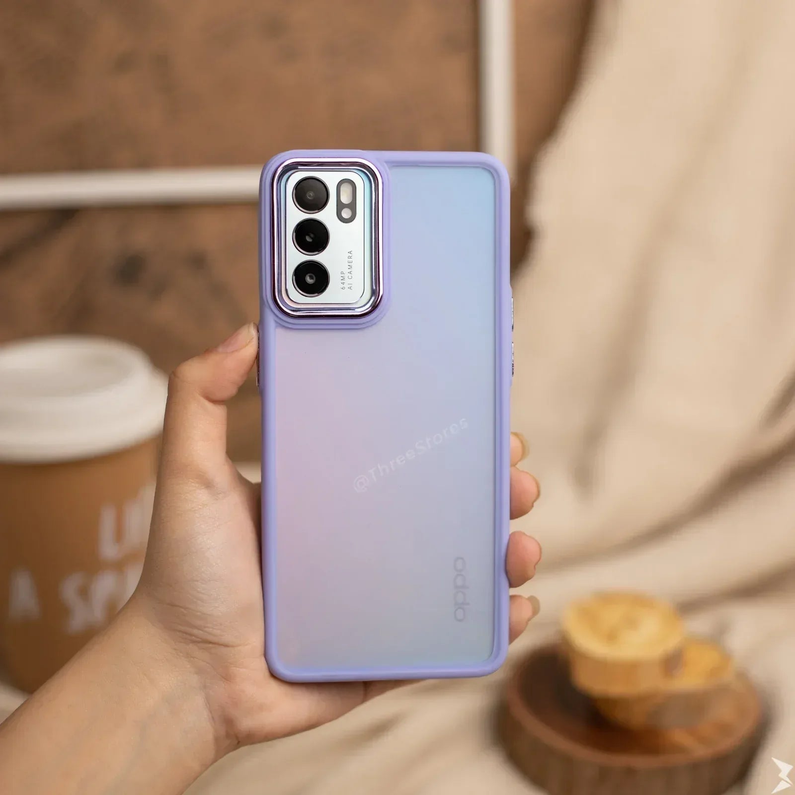 Q Series Colorart Case Oppo Reno 6 5G - Three