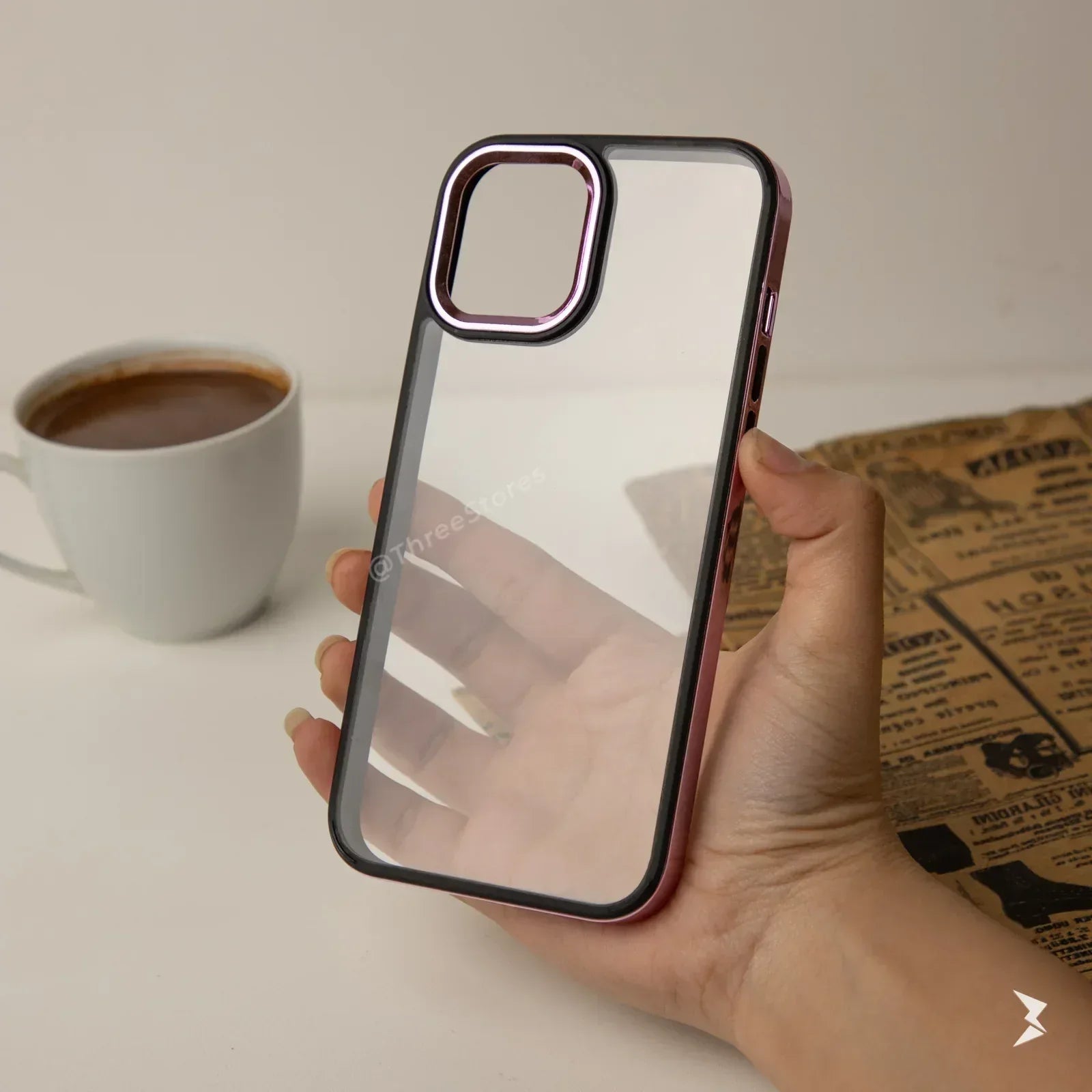 Enjo New Skin Frame Case iPhone 13 Pro Max - Three