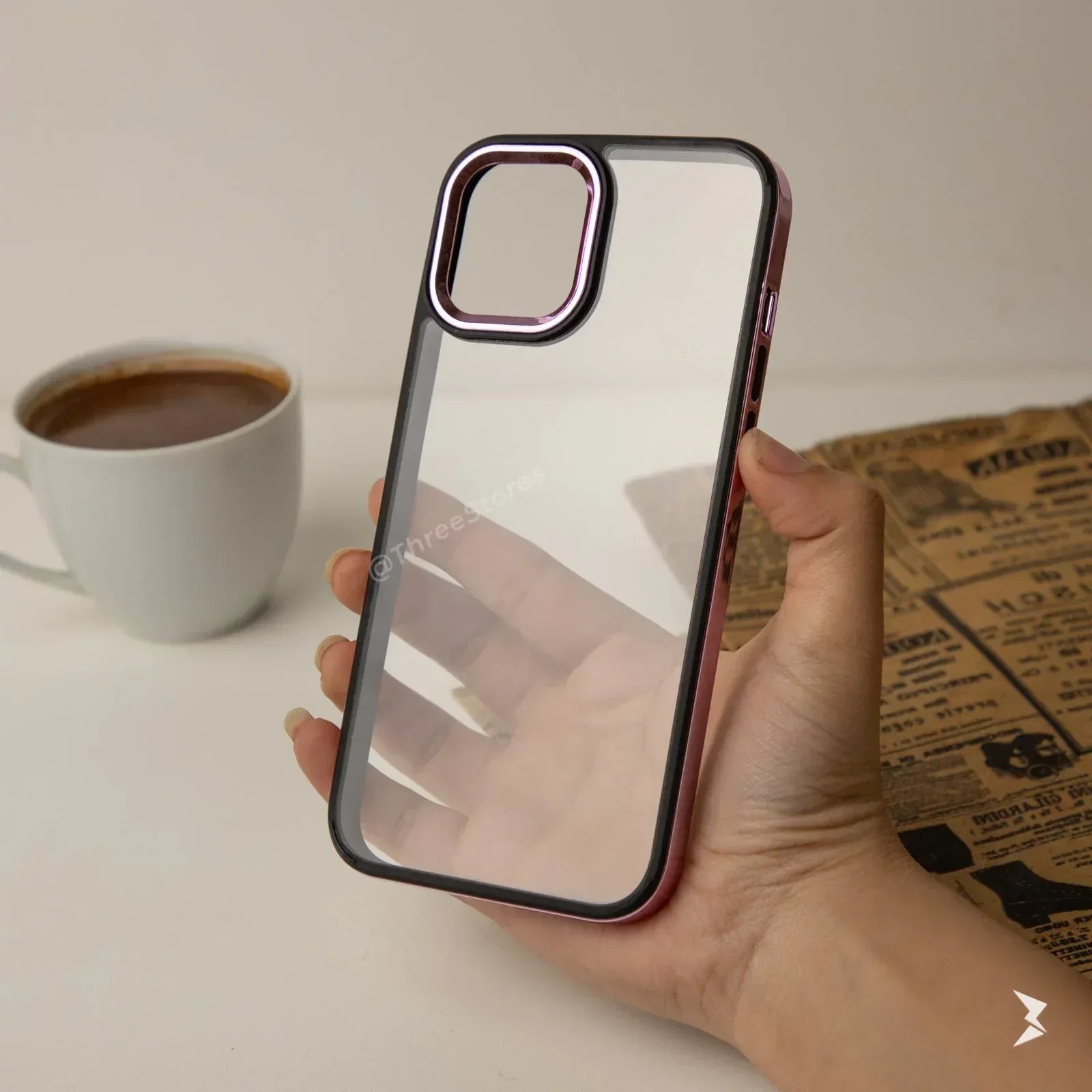 Enjo New Skin Frame Case iPhone 14 Pro Max - Three