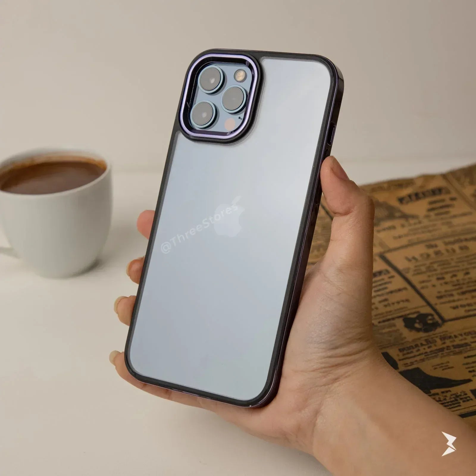 Enjo New Skin Frame Case iPhone 14 Pro Max - Three