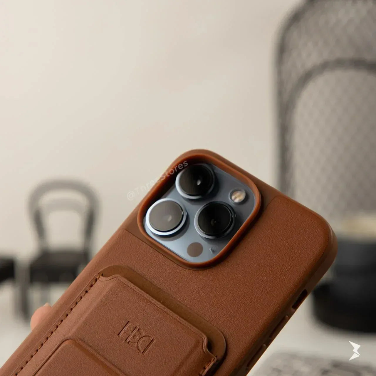 HDD Magnetic Stand Card Leather Case iPhone 13 Pro - Three
