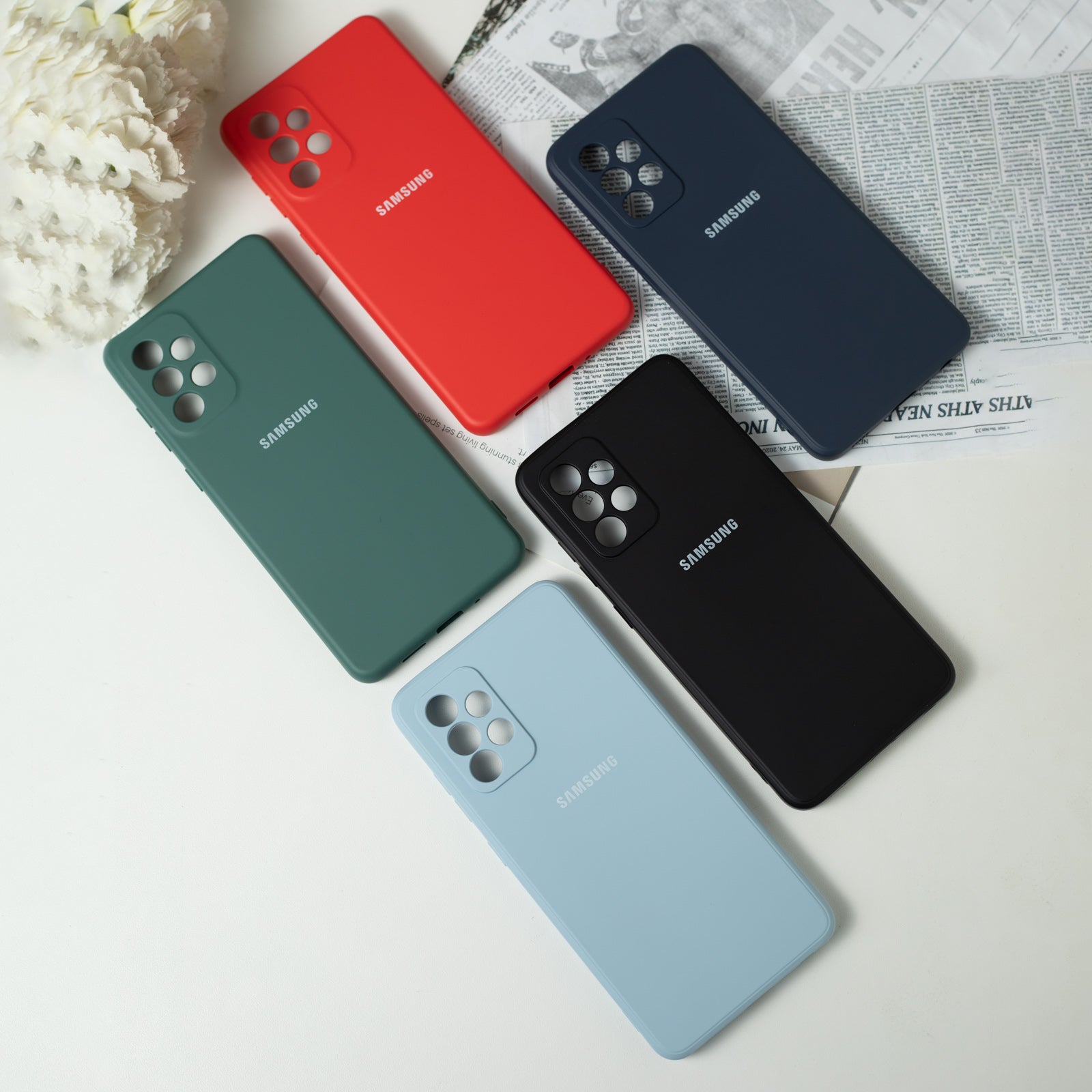 Silicone Camera Protection Case Samsung A73
